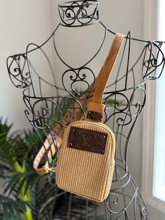 BALCONY IN SUMMER AIR Sling Bag with Mono Patch