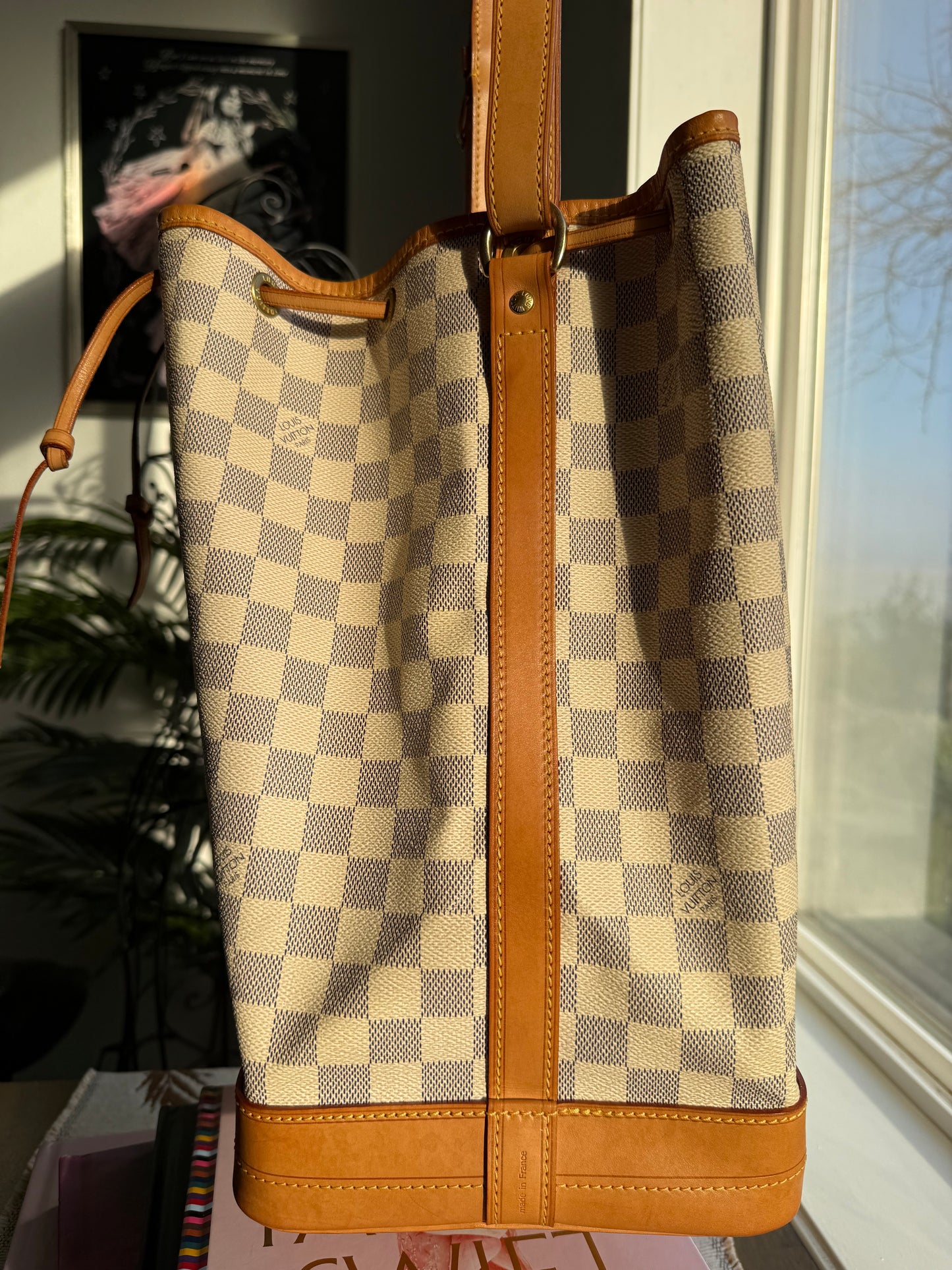 Preloved Authentic LV Noe GM in Damier Azur