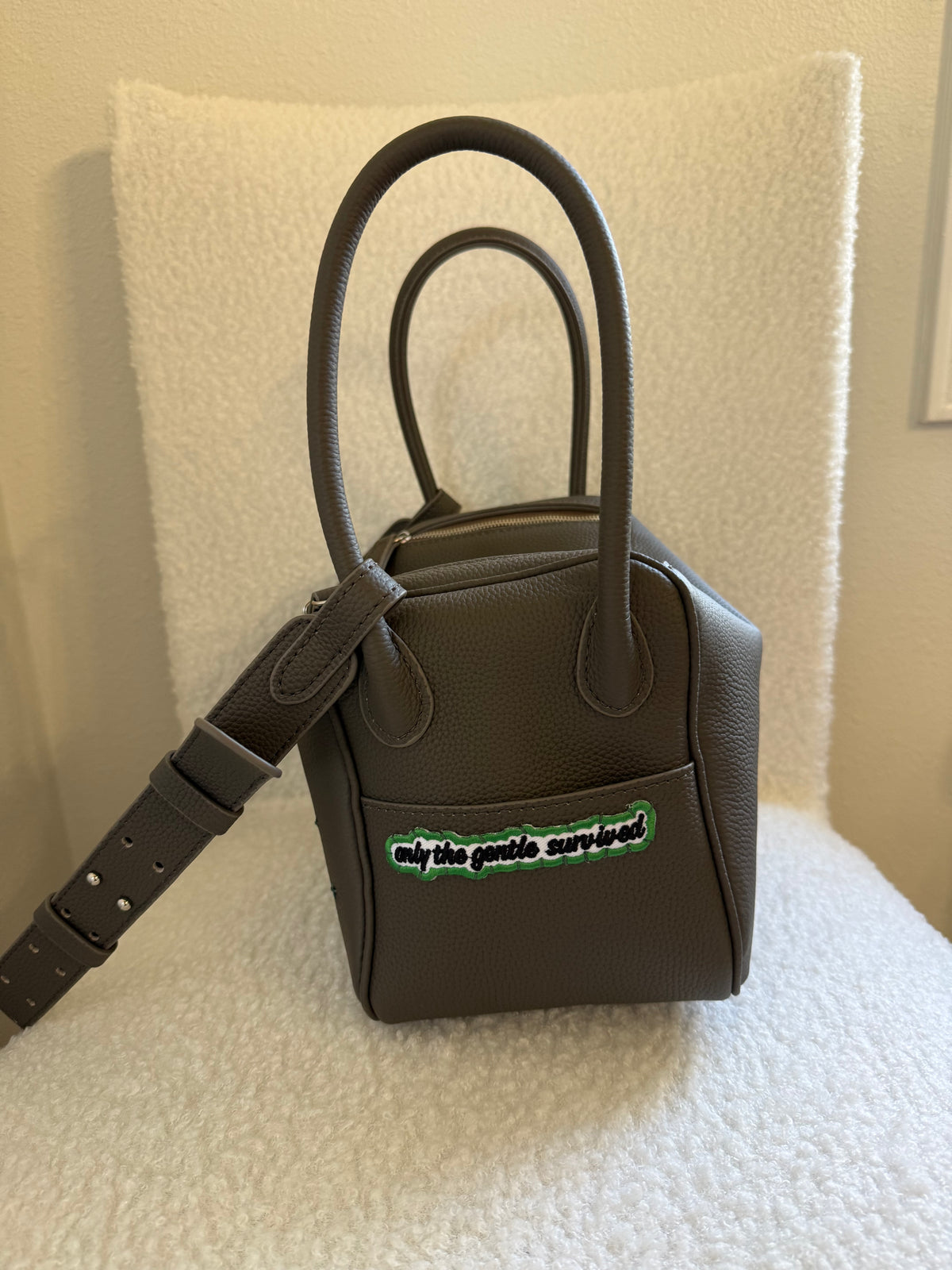 The SWINDY 26 Handmade Patched Handbag