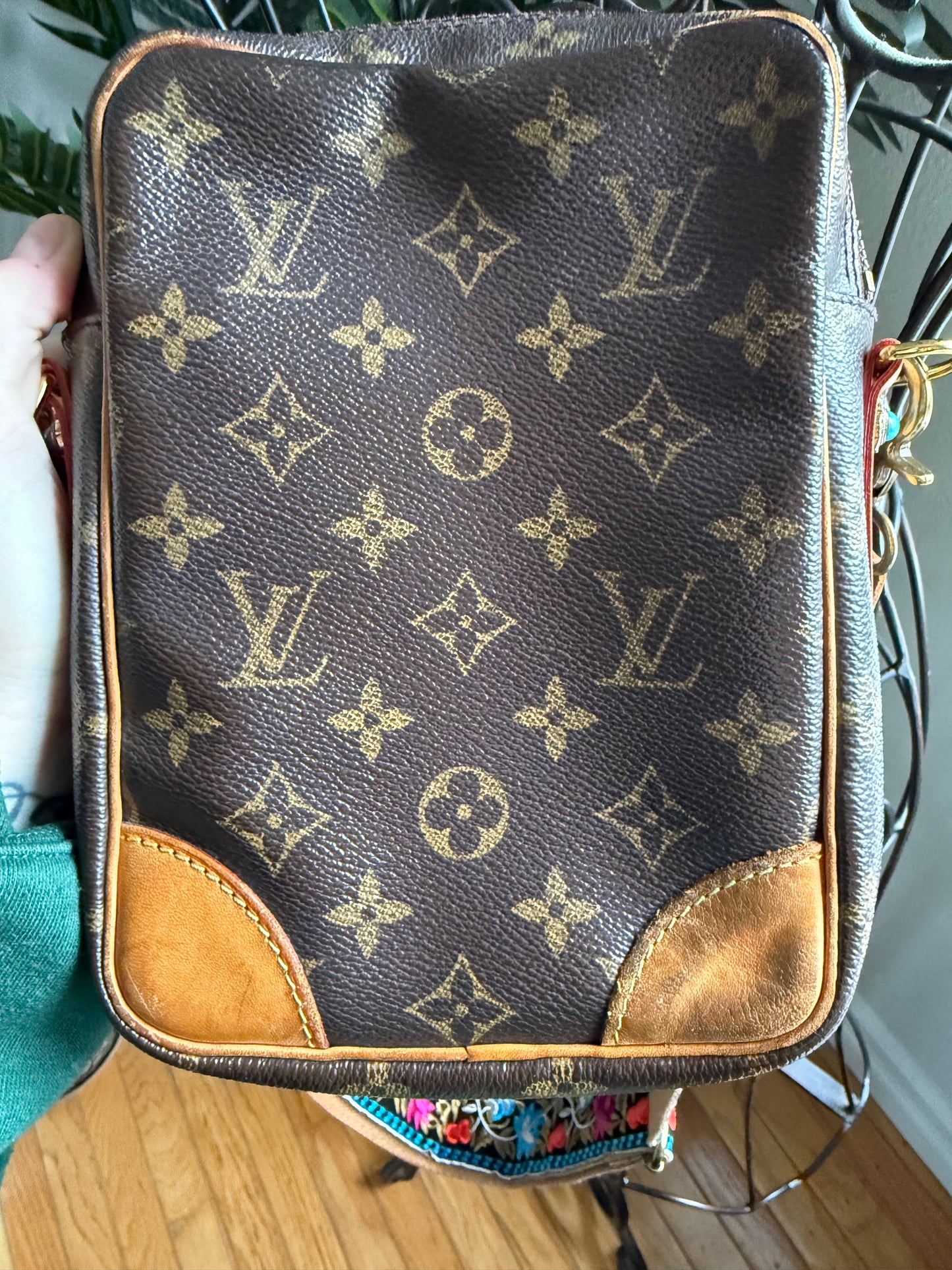 Authentic Preloved Reimagined Studded Vintage 2006 LV Amazone Bag