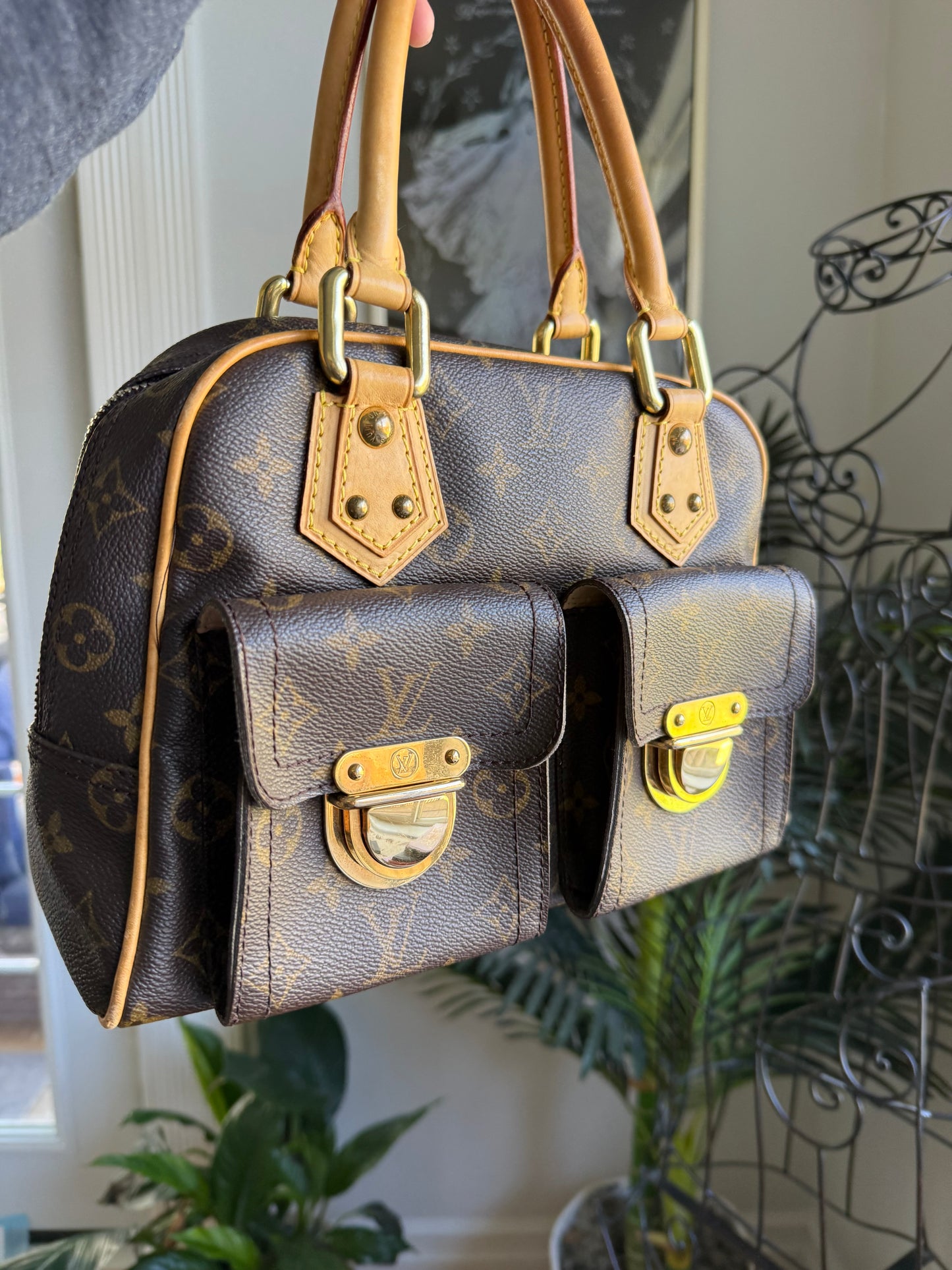 Authentic Preloved LV Mono Manhattan PM Y2K