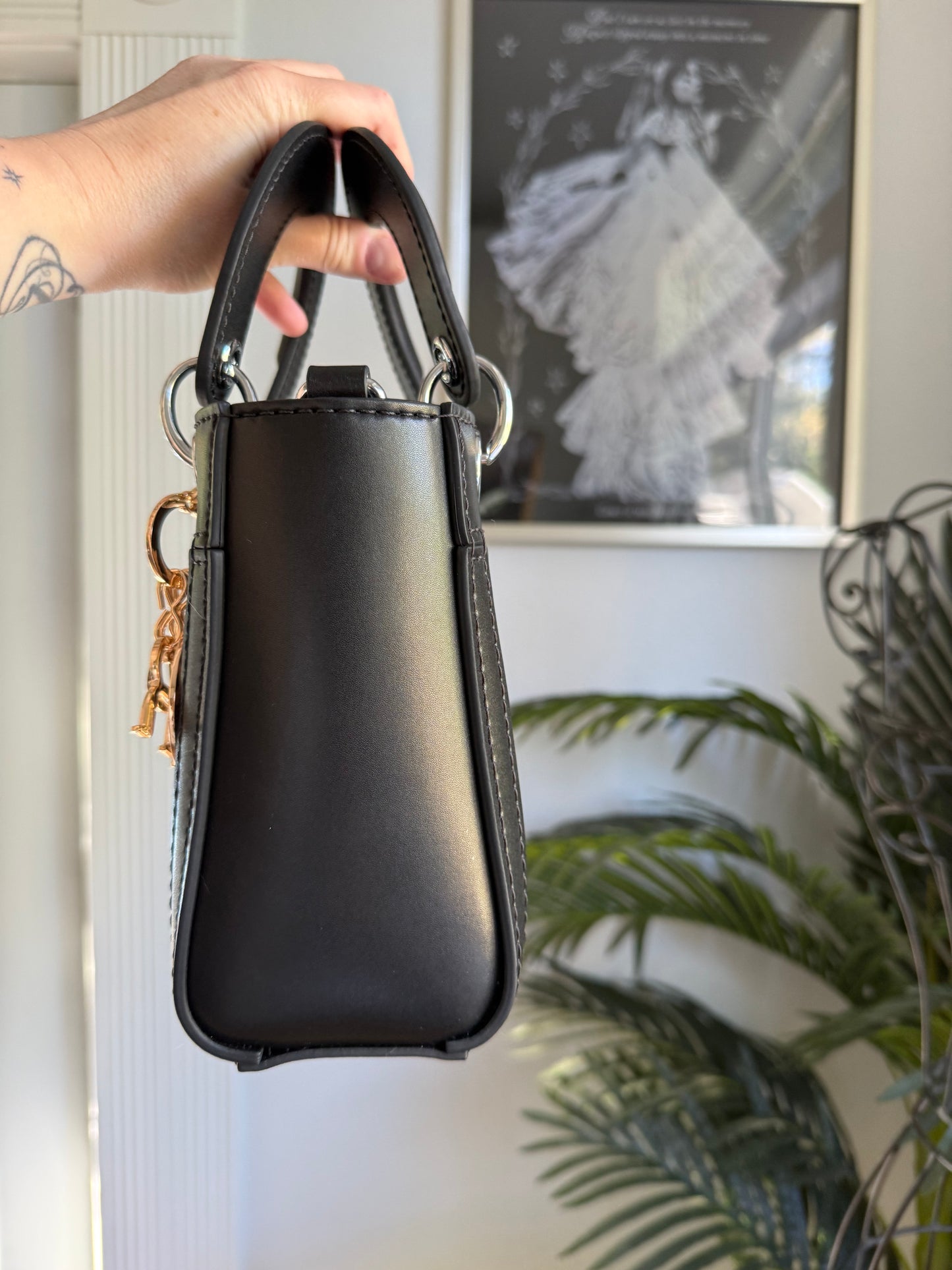 The SECRET GARDEN Bag - Black Animal Print