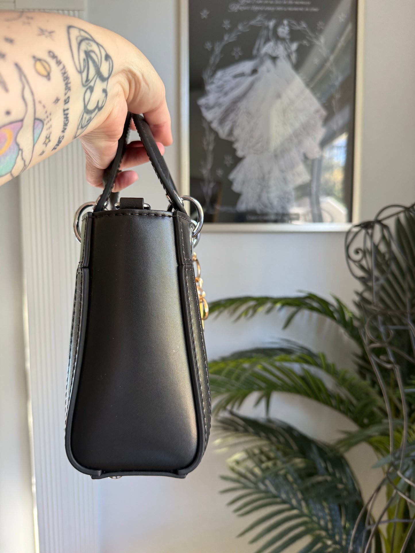 The SECRET GARDEN Bag - Black Animal Print