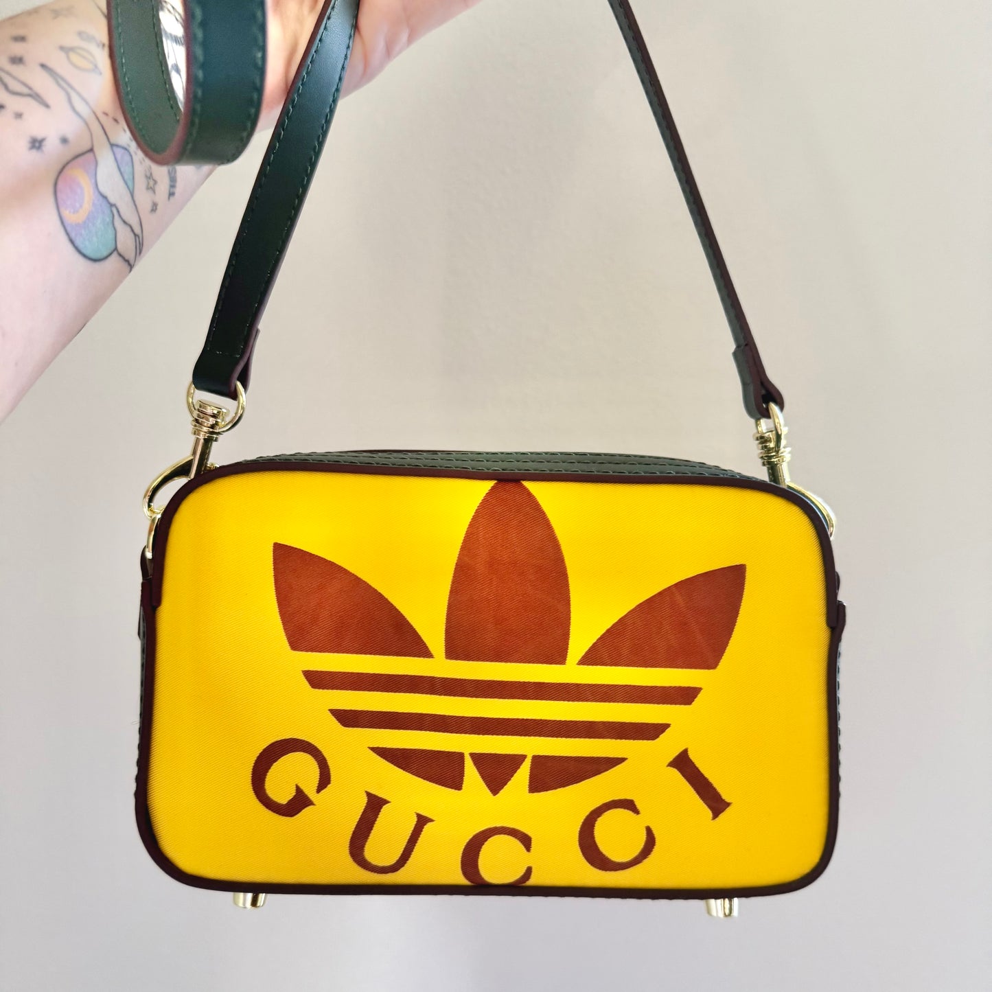 SOLD * The AMERICANA Crossbody || Handmade Upcycled Luxury Green Bag