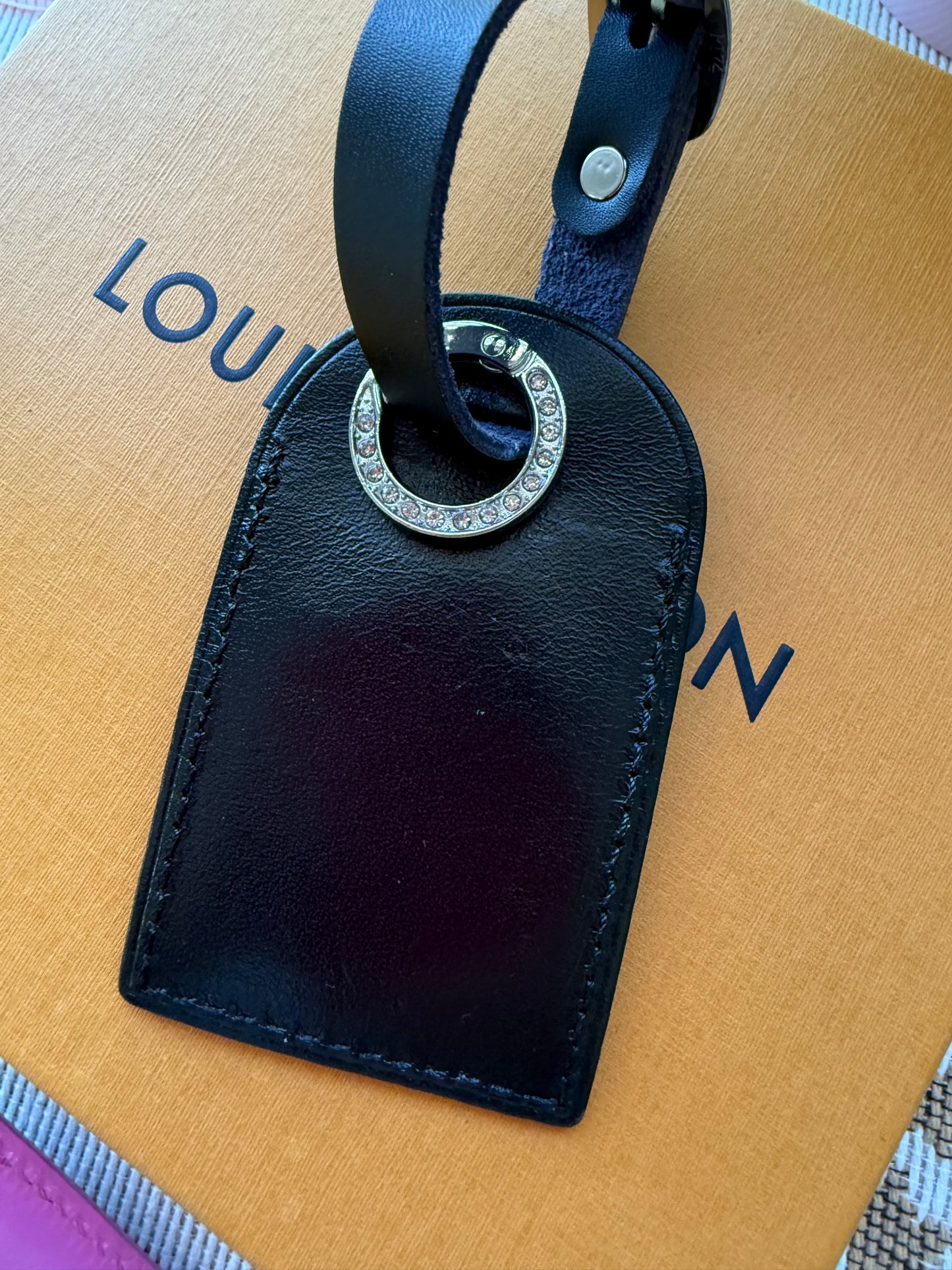 ROLL THE DICE Authentic Preloved Luggage Tag Bag Charm