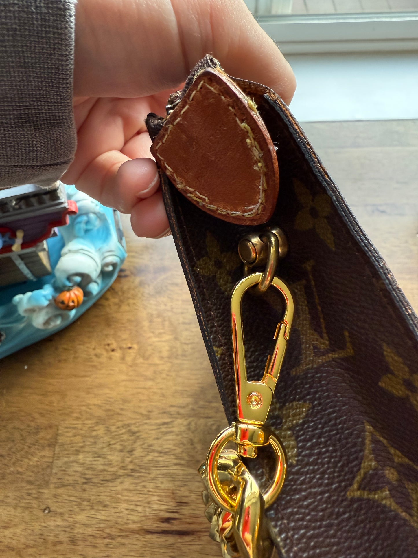 WISHLIST Reimagined Authentic Pre-Loved Vintage Poche Toilette on Chain