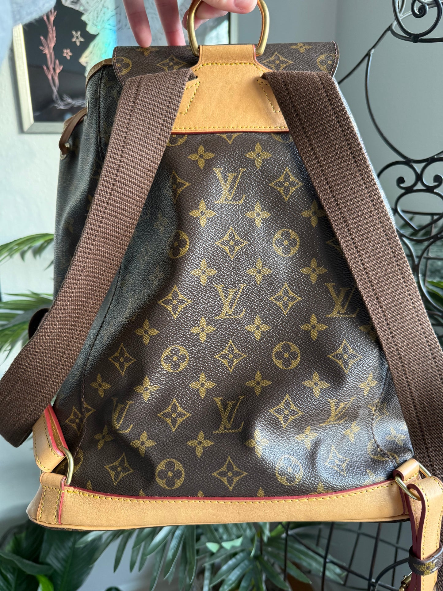 Authentic Preloved Reimagined LV Montsouris GM Backpack