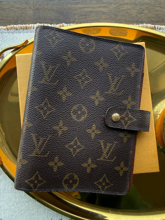 Authentic Preloved 2002 LV Agenda MM in Mono - Complete Set