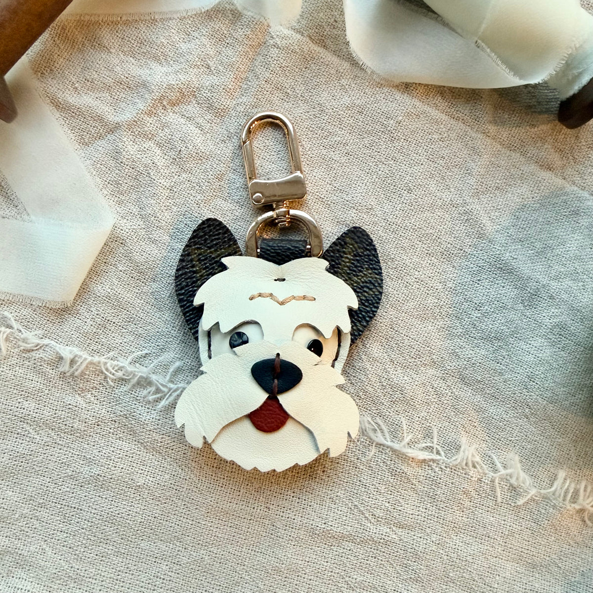 Handmade Terrier Dog Bag Charm