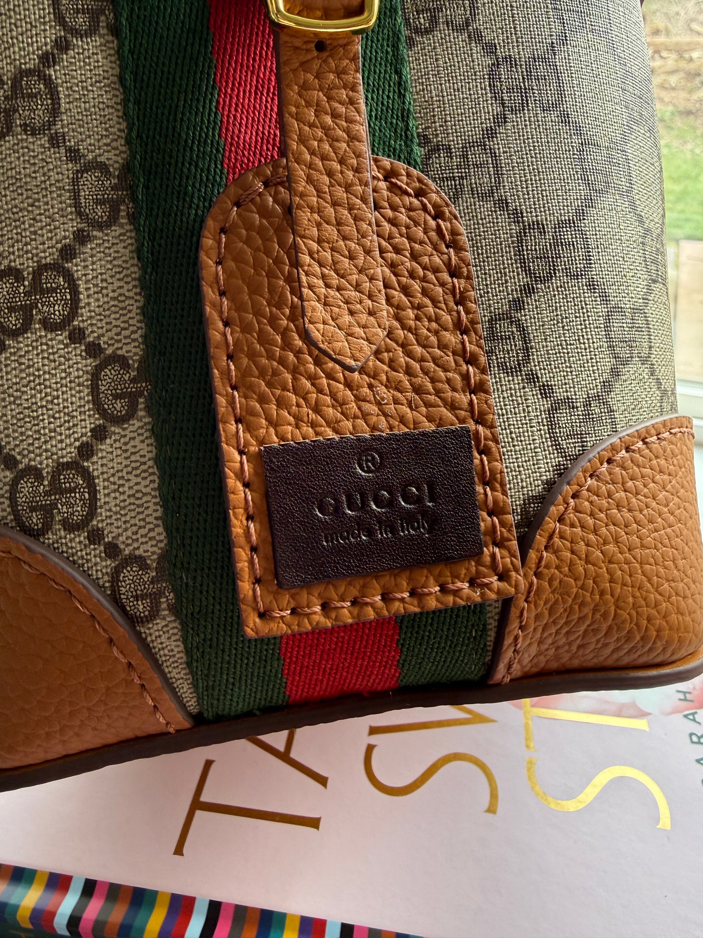 INEZ || Handmade Upcycled Luxury Leather Gucci Bucket Bag