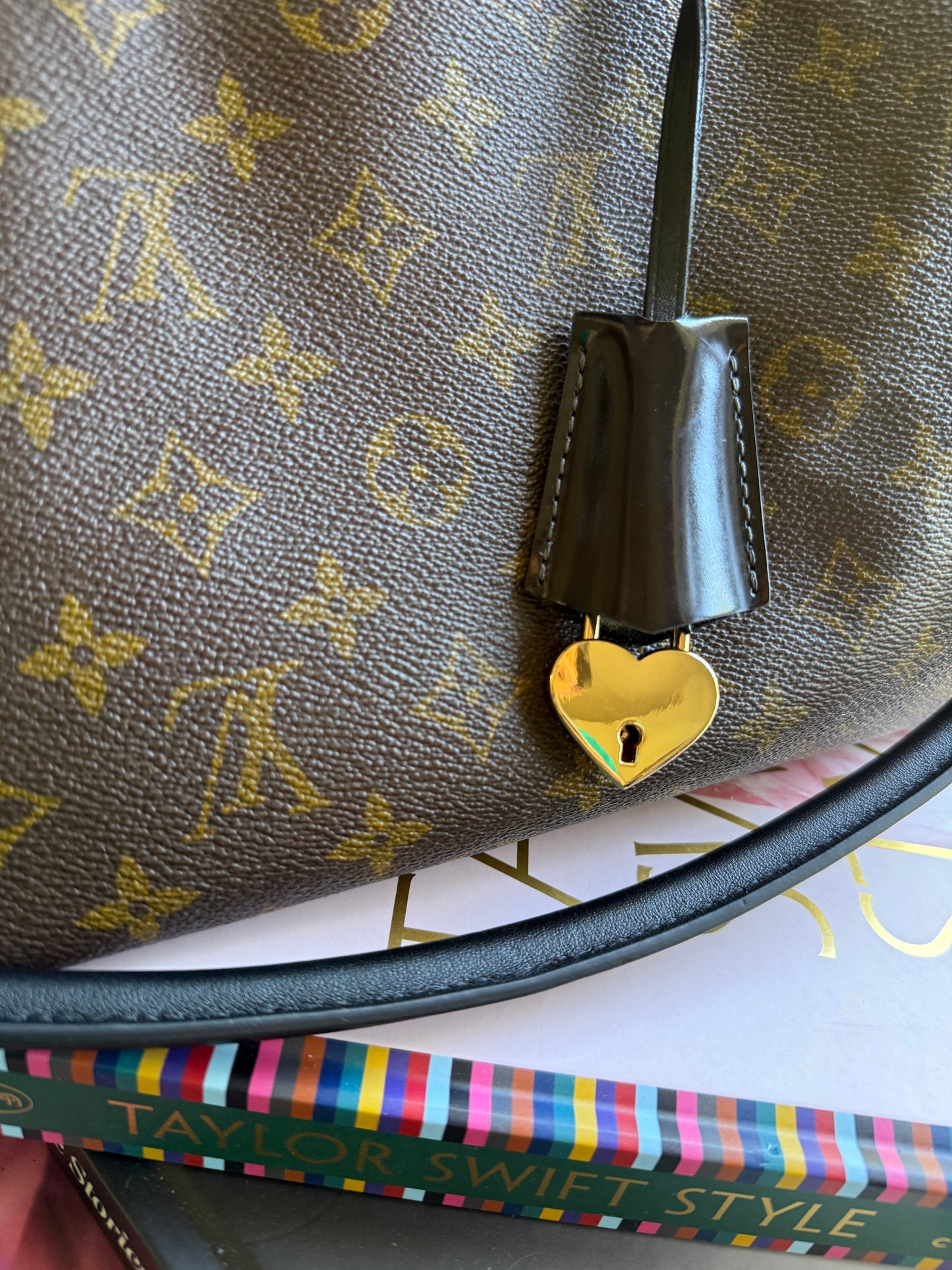 Preloved Authentic Reimagined Vintage LV Speedy 35 DARK *one of one*