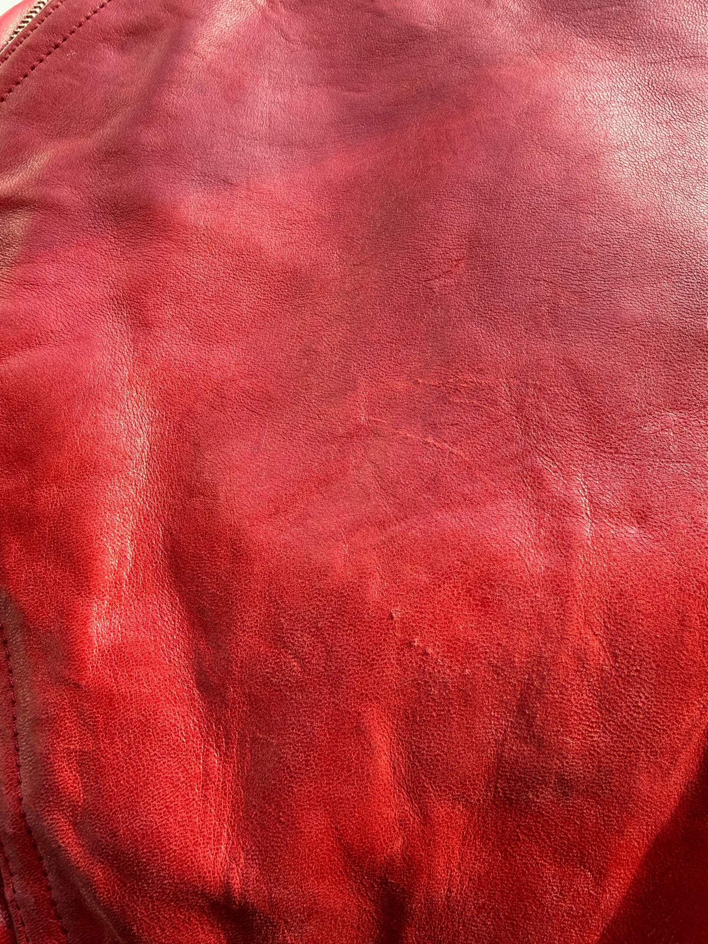 Preloved Y2K KOOBA Red Calf Leather Two Way Bag