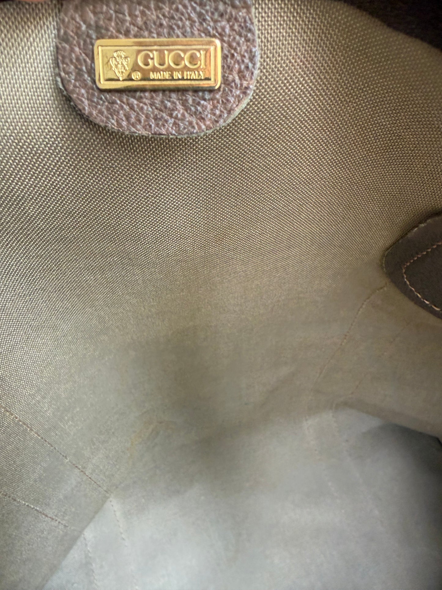 SOLD * Authentic Preloved Vintage Canvas Weekender Bag