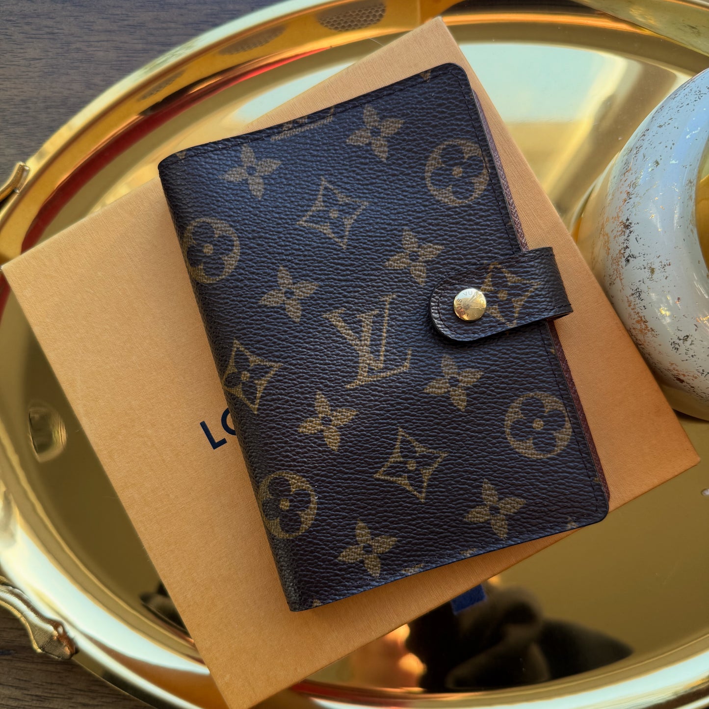 BOSS UP Preloved LV Agenda PM in Mono Canvas