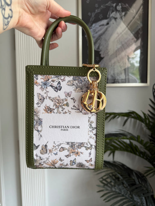 The HONEY Tote || Handmade Upcycled Luxury Butterflies Dusty Bag