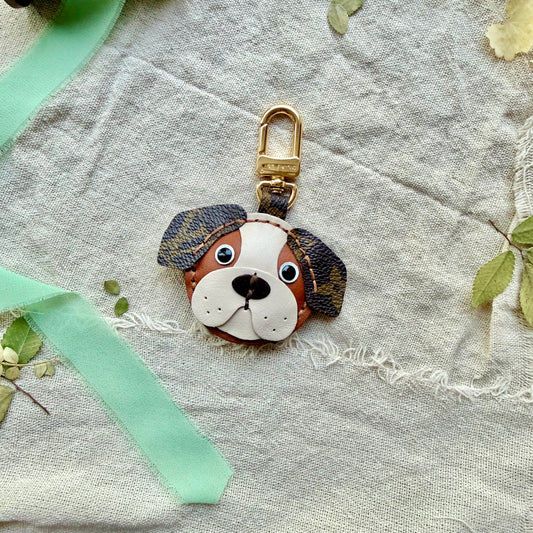 PUP-ARAZZI || Handmade Luxury Upcycled Dog Bag Charm *Various Colors*