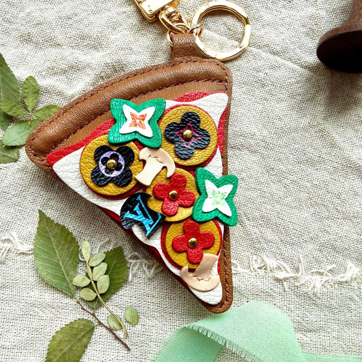 The SLICE OF LIFE || Handmade Artisan Luxury Pizza Charm