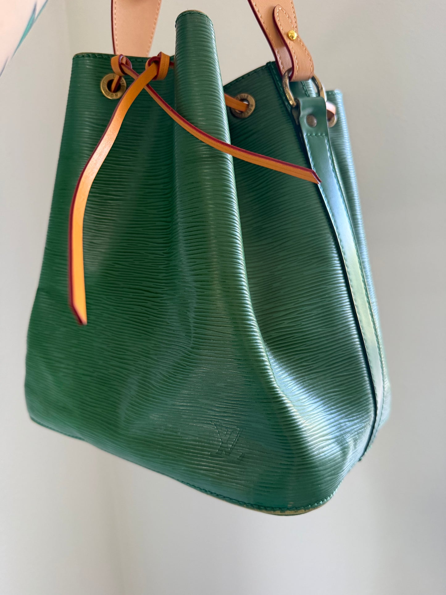 Authentic Preloved Vintage LV Petit Noe in Green Epi Leather