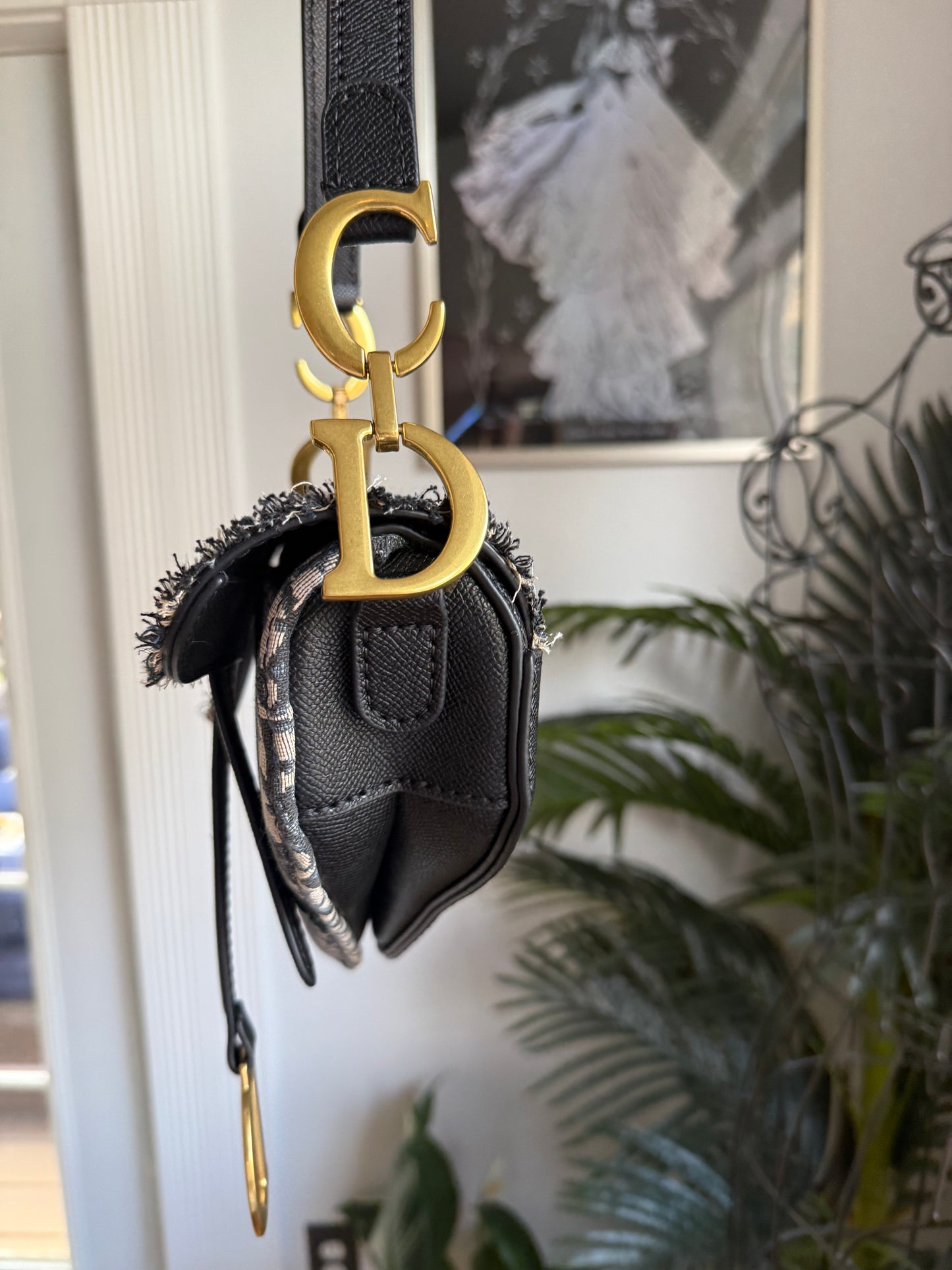 The WHITE HORSE Bag in Authentic Dior Textile