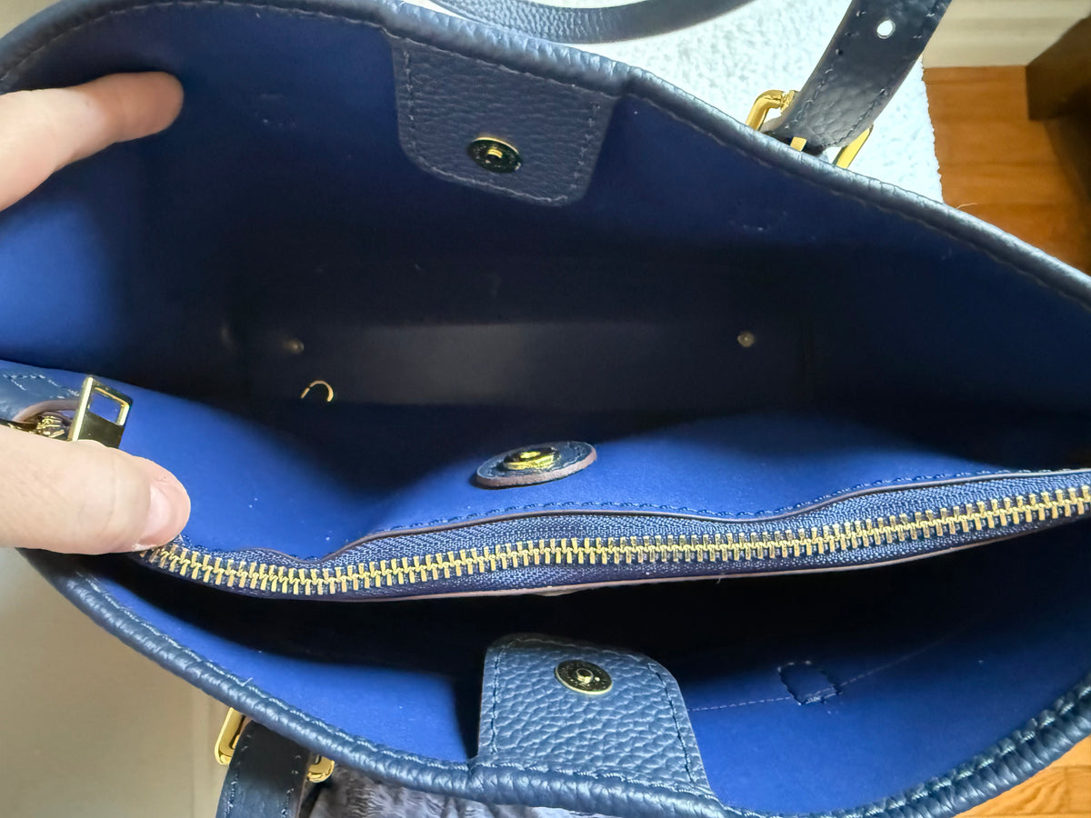 The SELENA Tote || Handmade Upcycled Luxury Authentic Dusty Bag