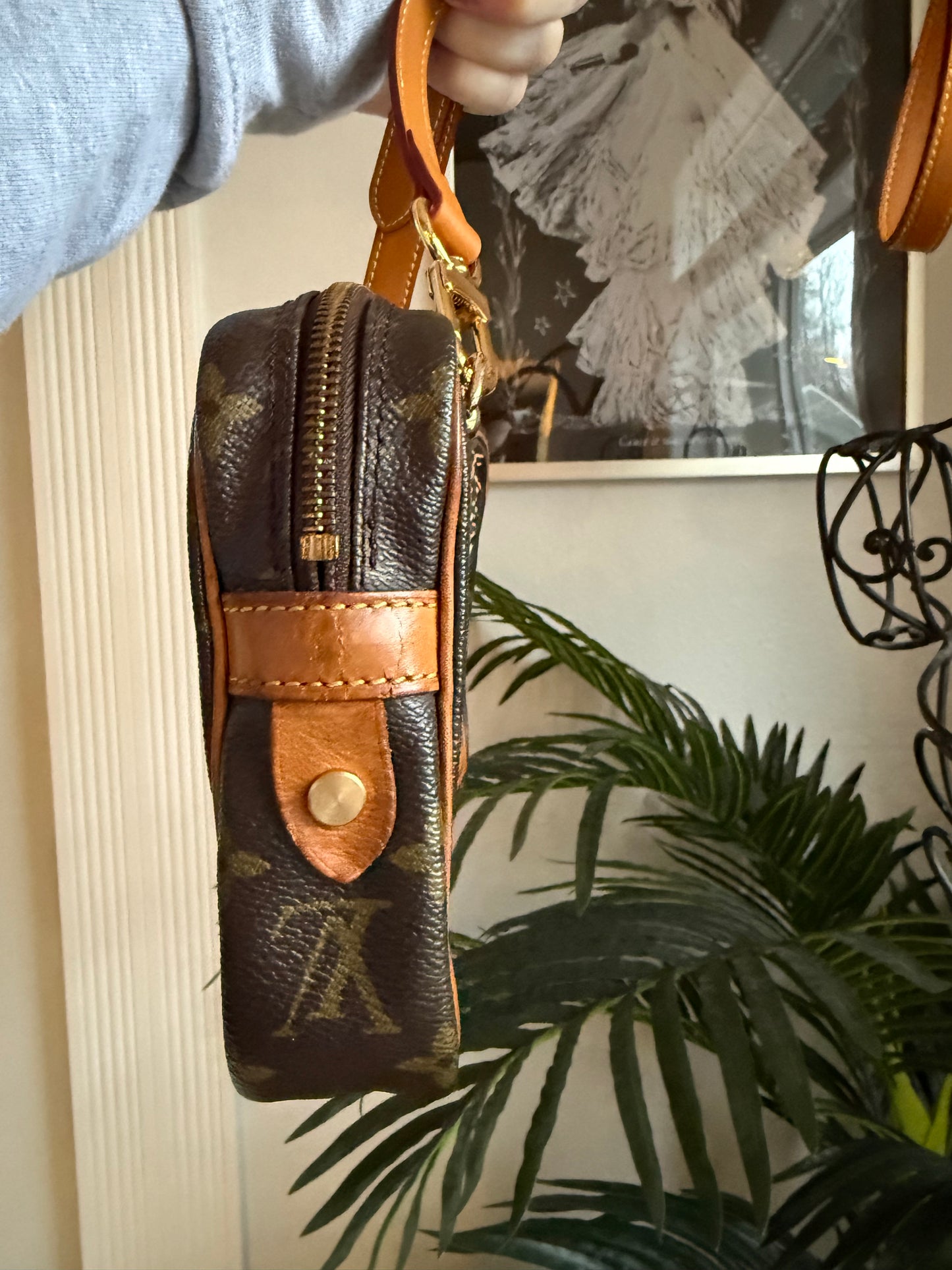 SOLD * Reimagined Authentic Preloved Vintage Mono LV Crossbody