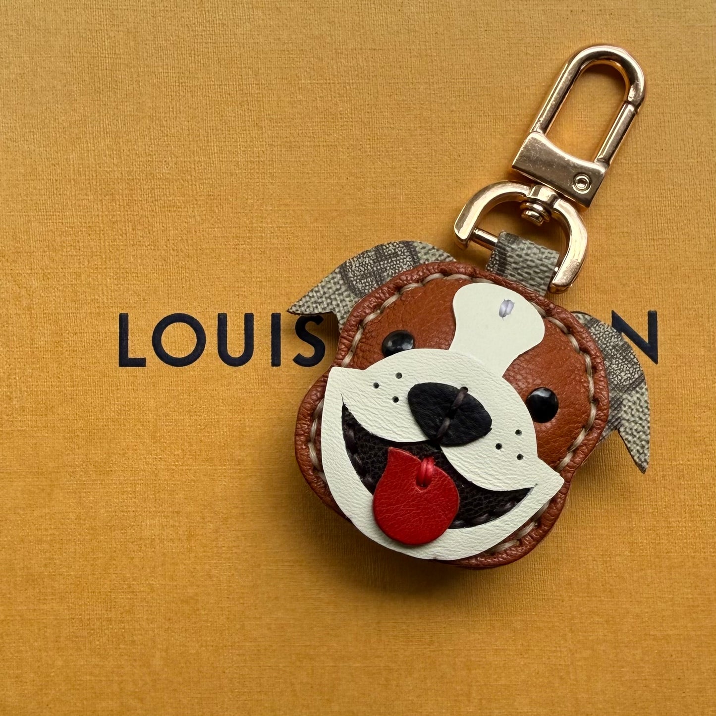 BUDDY the English Bulldog || Handmade Luxury Upcycled Dog Bag Charm