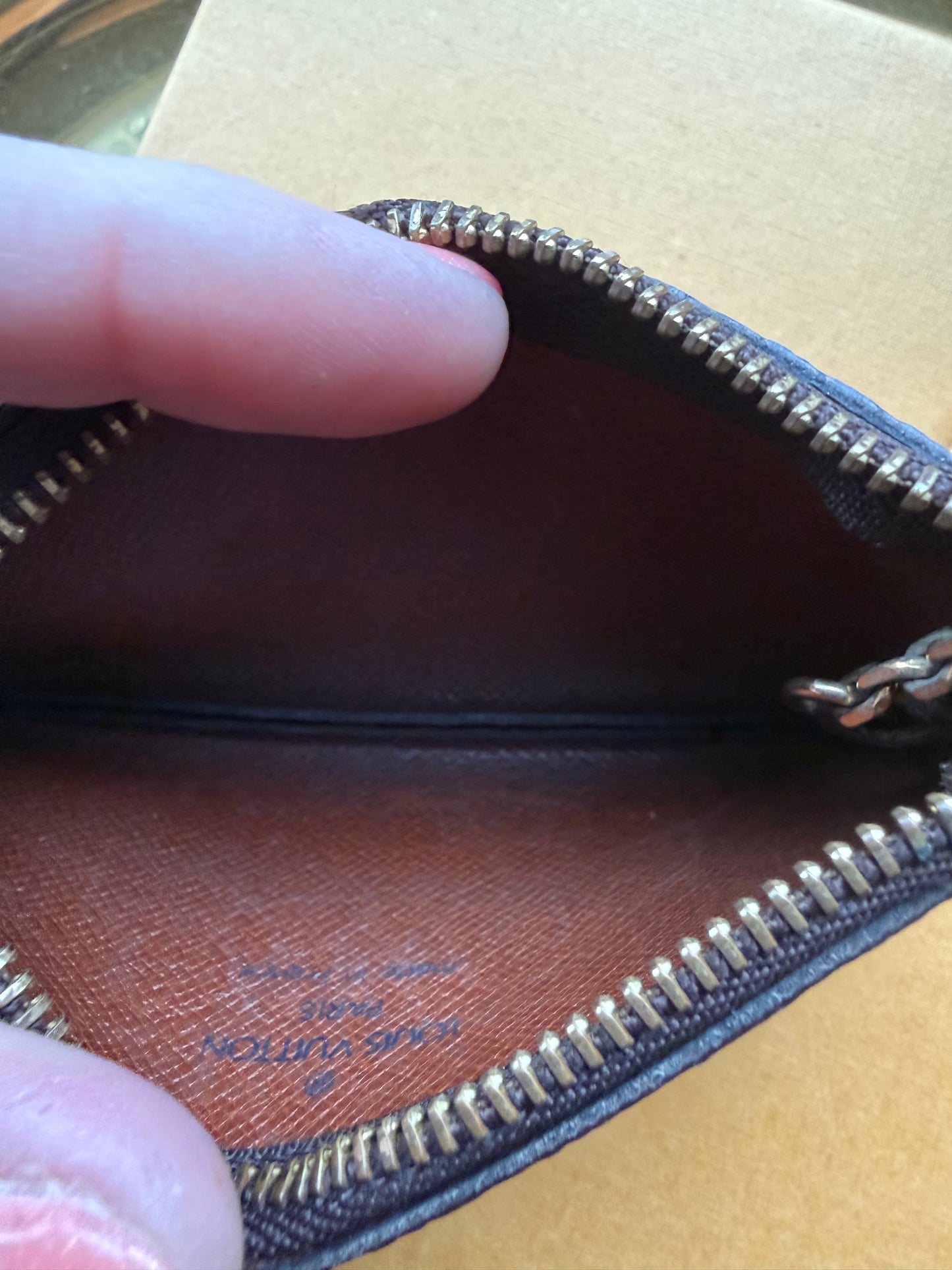 Authentic Preloved Vintage 1993 Louis Vuitton Cles Key Pouch Bag Charm Accessory