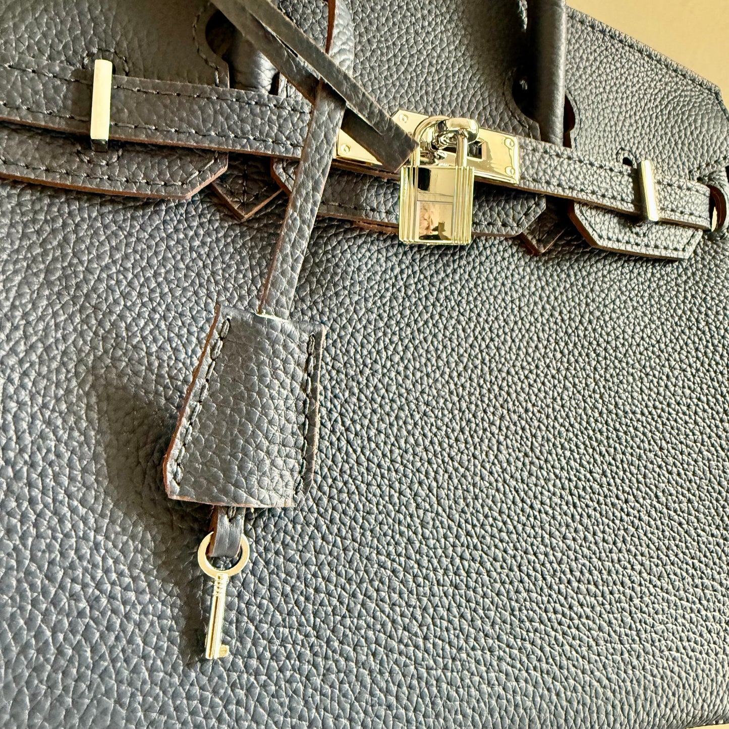 The SWIRKIN 30 || Handmade Upcycled Luxury Handbag Navy Blue