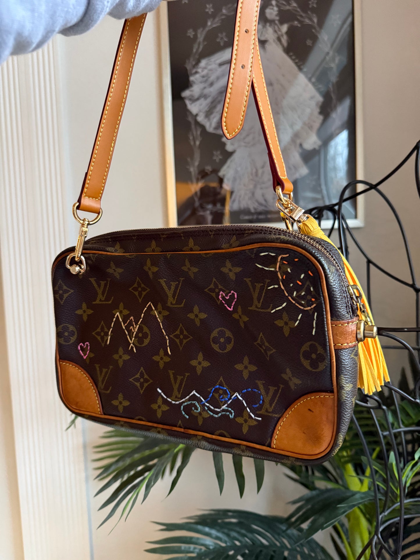 SOLD * Reimagined Authentic Preloved Vintage Mono LV Crossbody