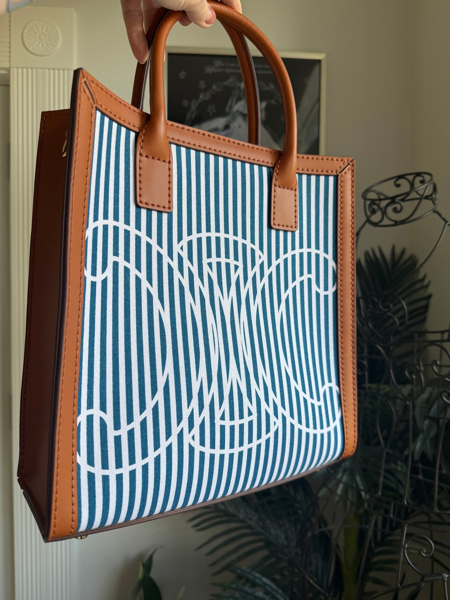 THE SABRINA TOTE Authentic Navy Celine Dusty