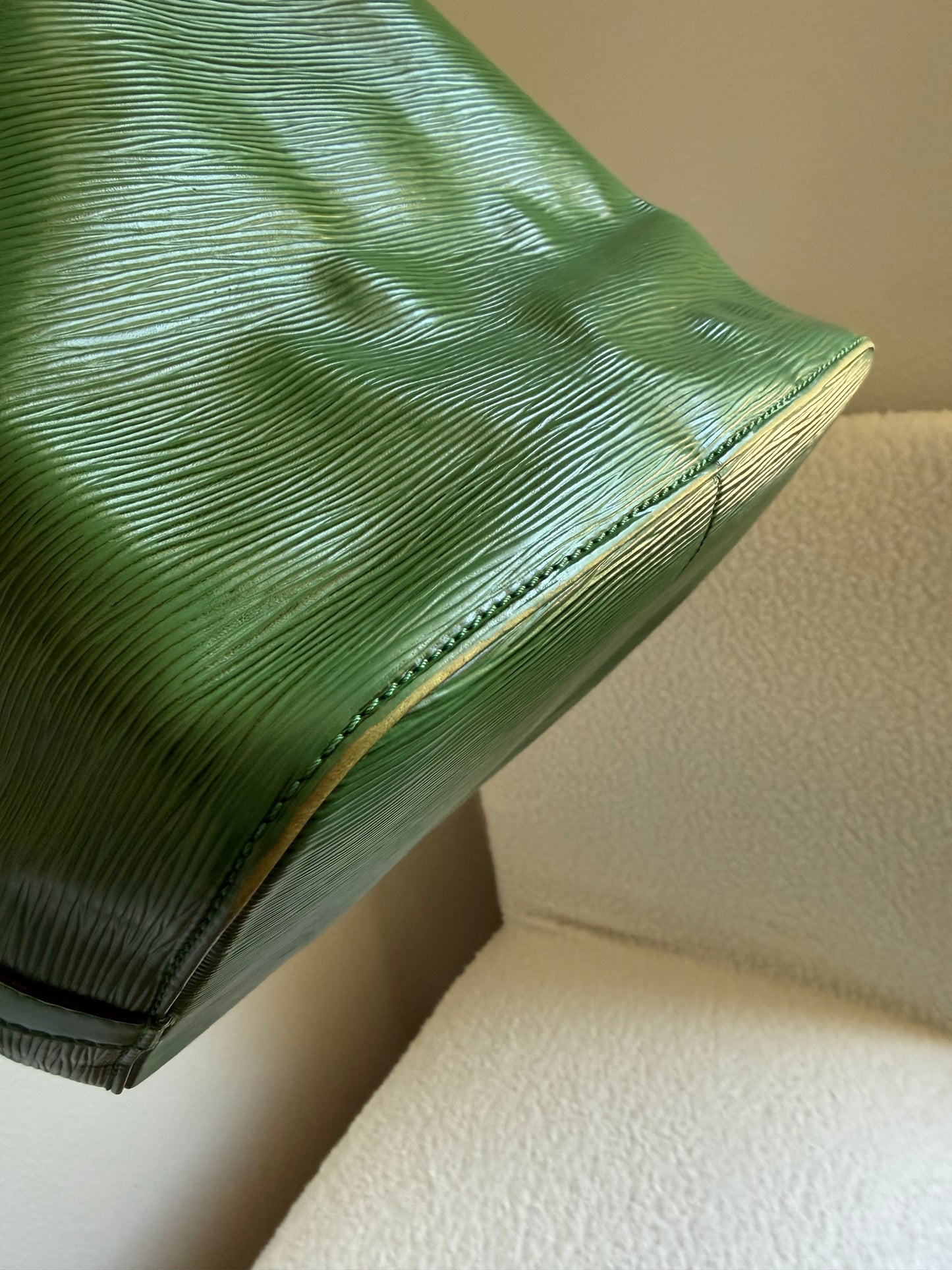 Authentic Preloved Vintage LV Petit Noe in Green Epi Leather