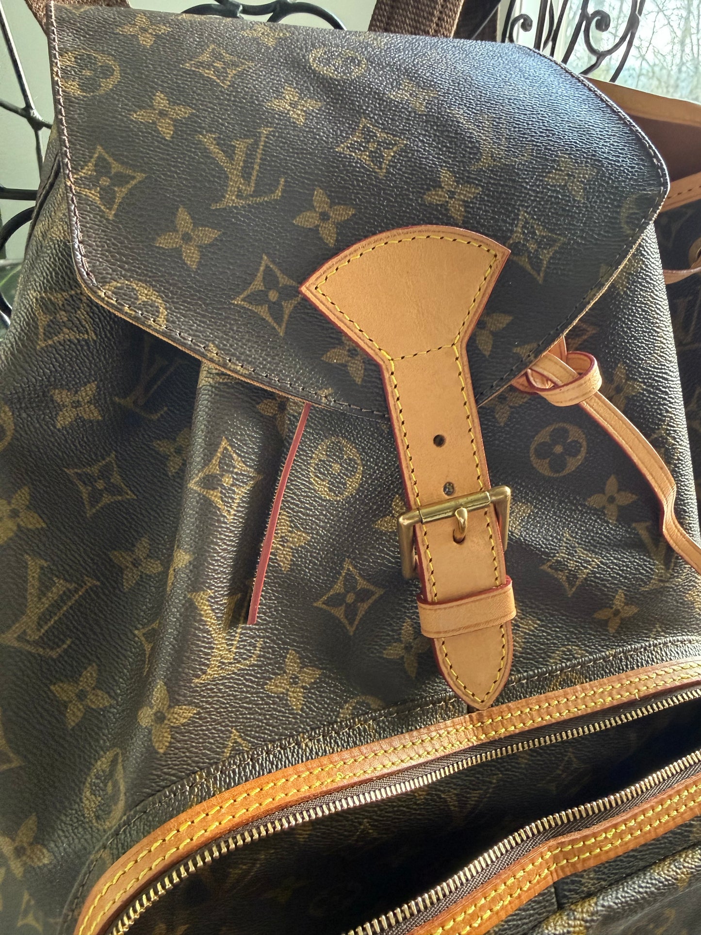 Authentic Preloved Reimagined LV Montsouris GM Backpack