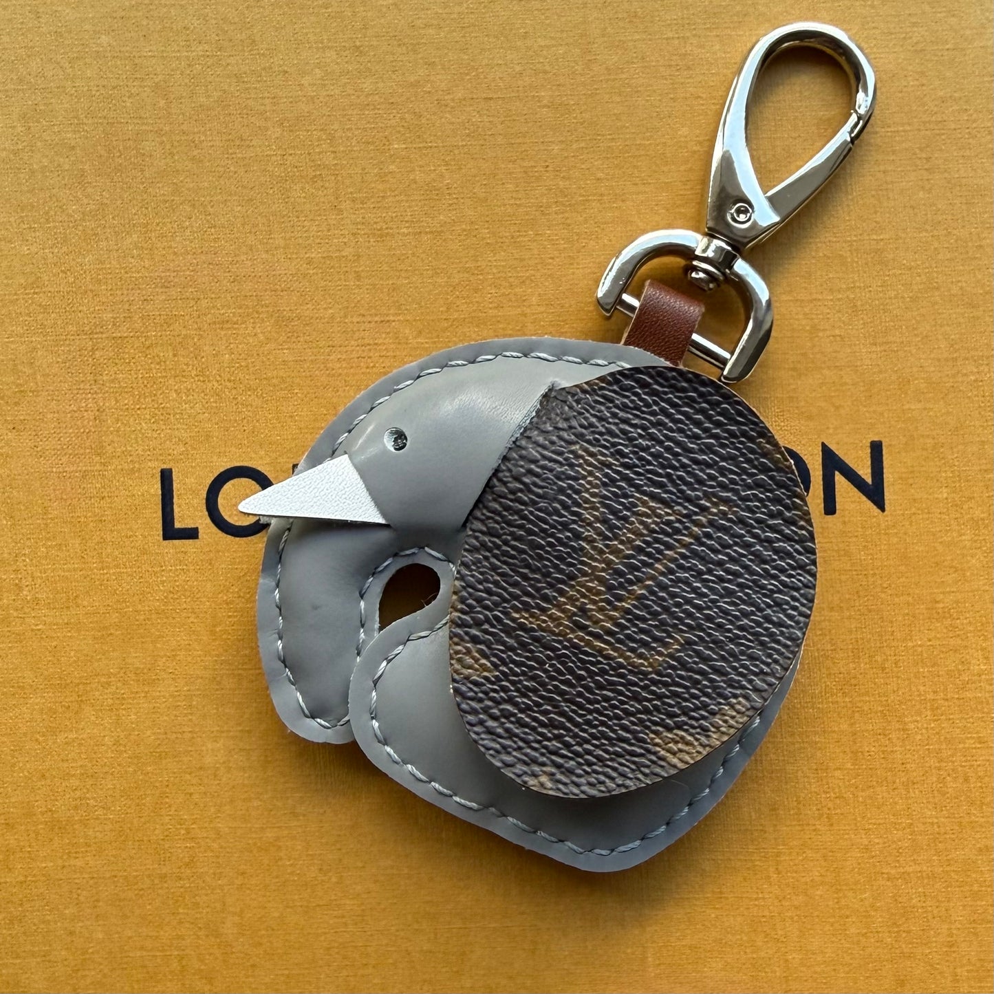 ELLIE the Elephant || Handsewn Upcycled Luxury Bag Charm