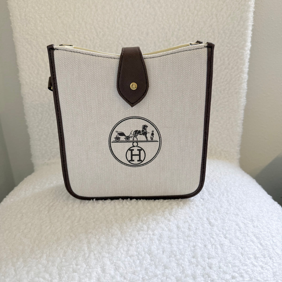 The WHITE HORSE Bag || Upcycled Luxury Dustbag