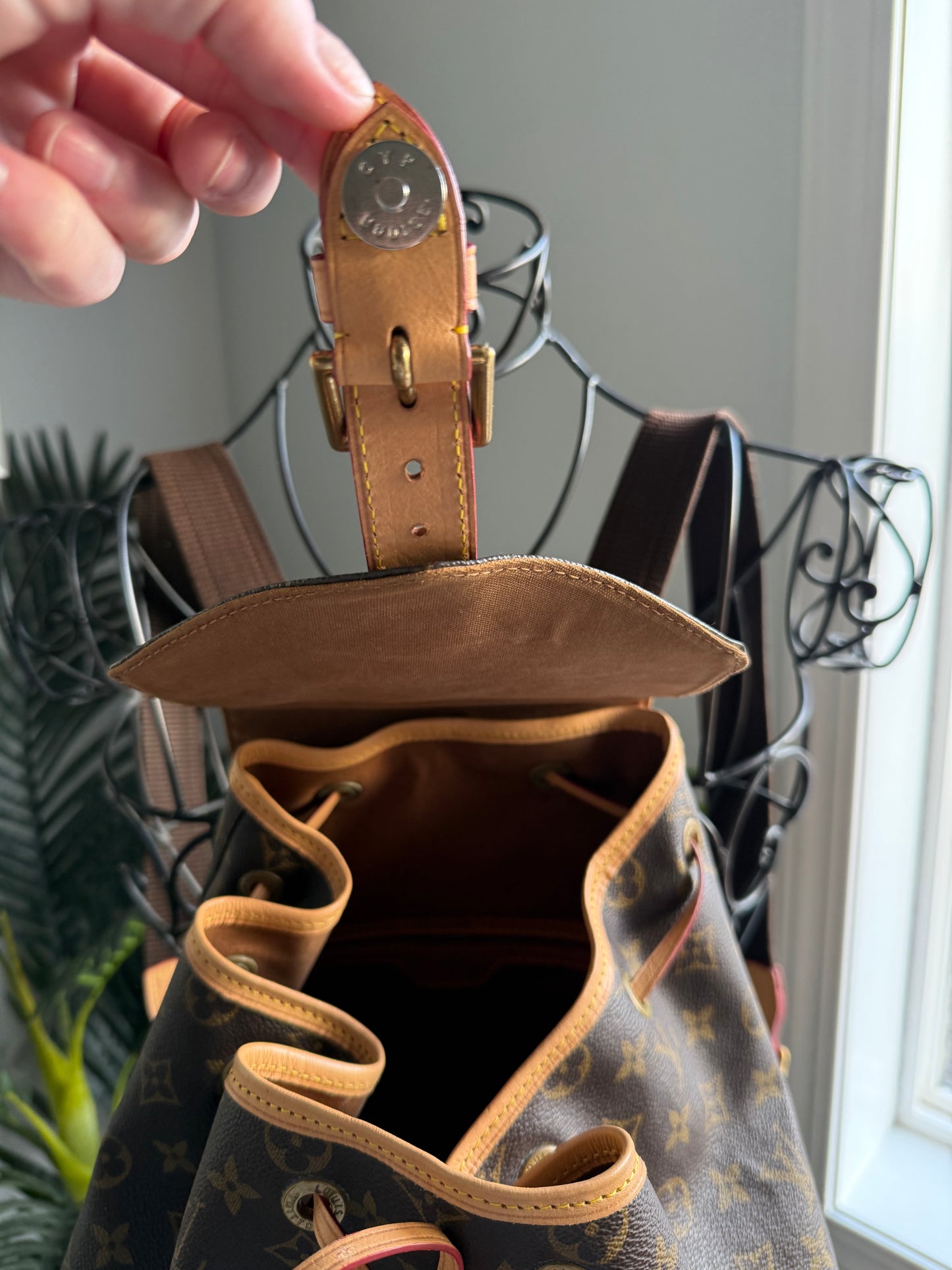 Authentic Preloved Reimagined LV Montsouris GM Backpack