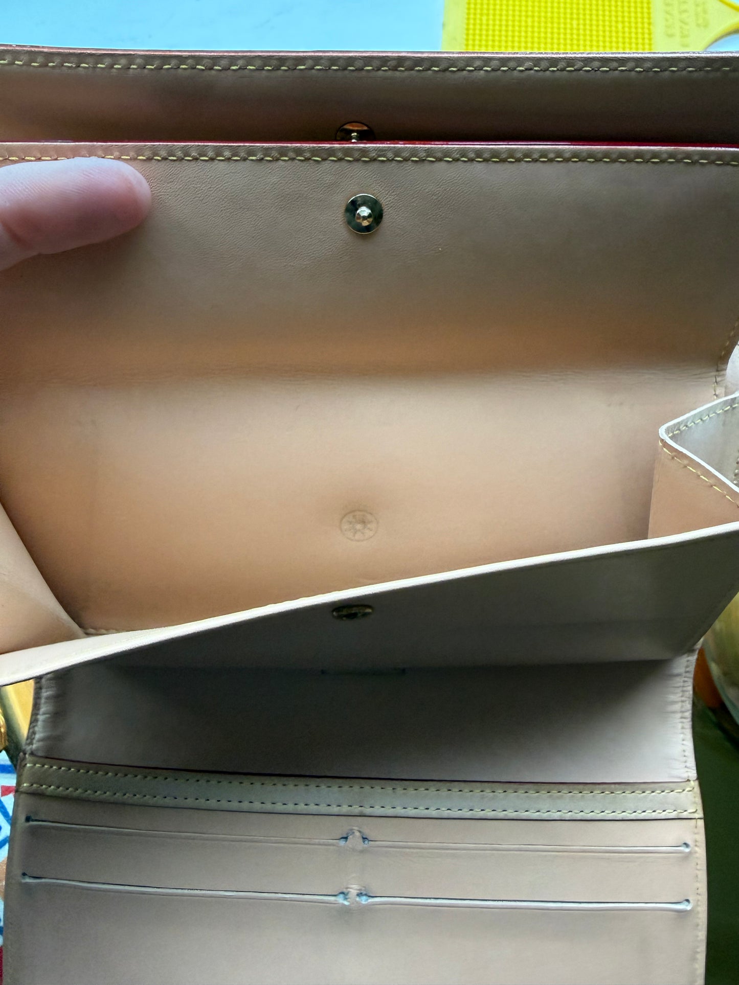 Authentic Preloved Vintage LV x Murakami White Multicolore International Wallet