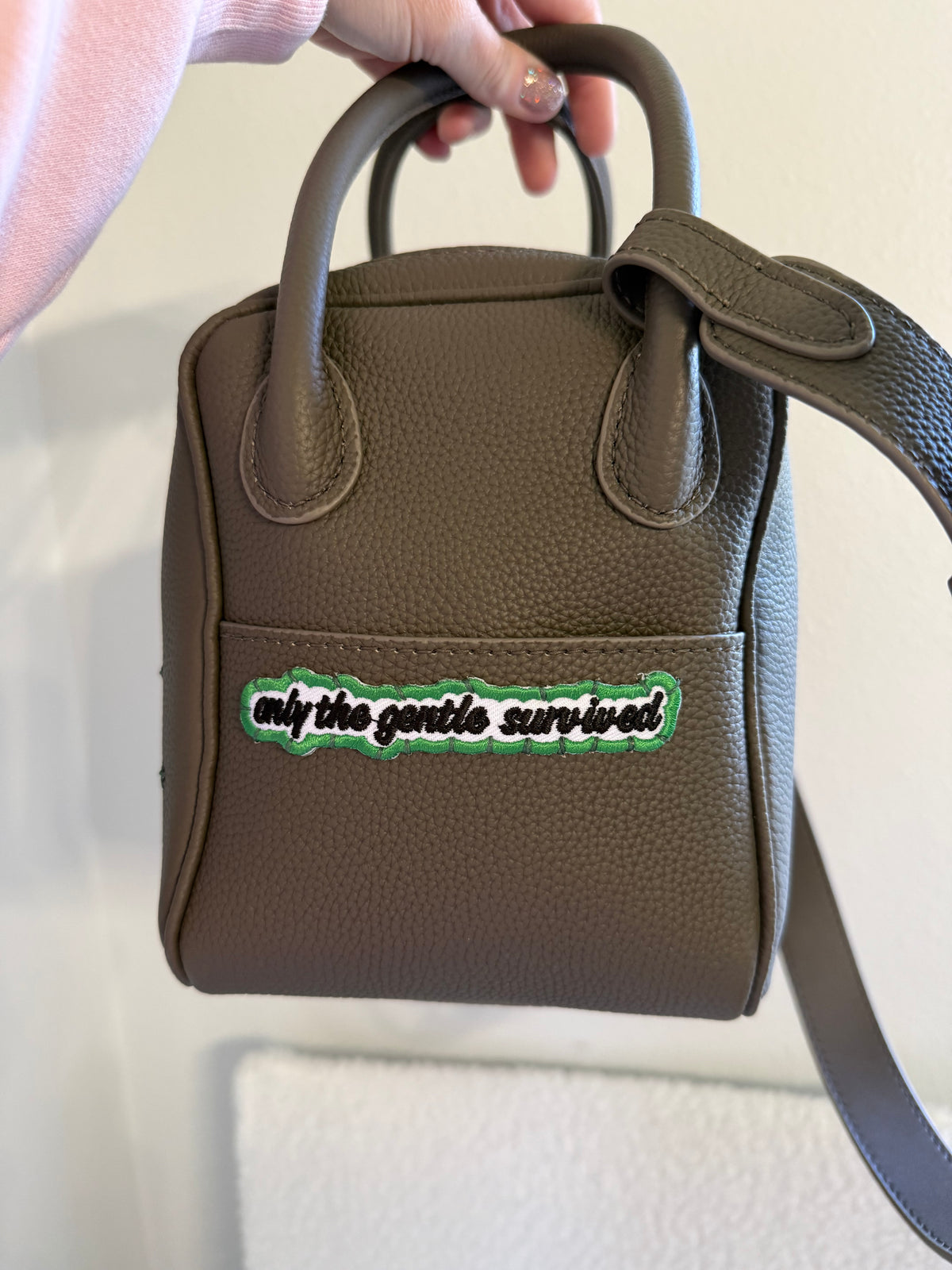 The SWINDY 26 Handmade Patched Handbag