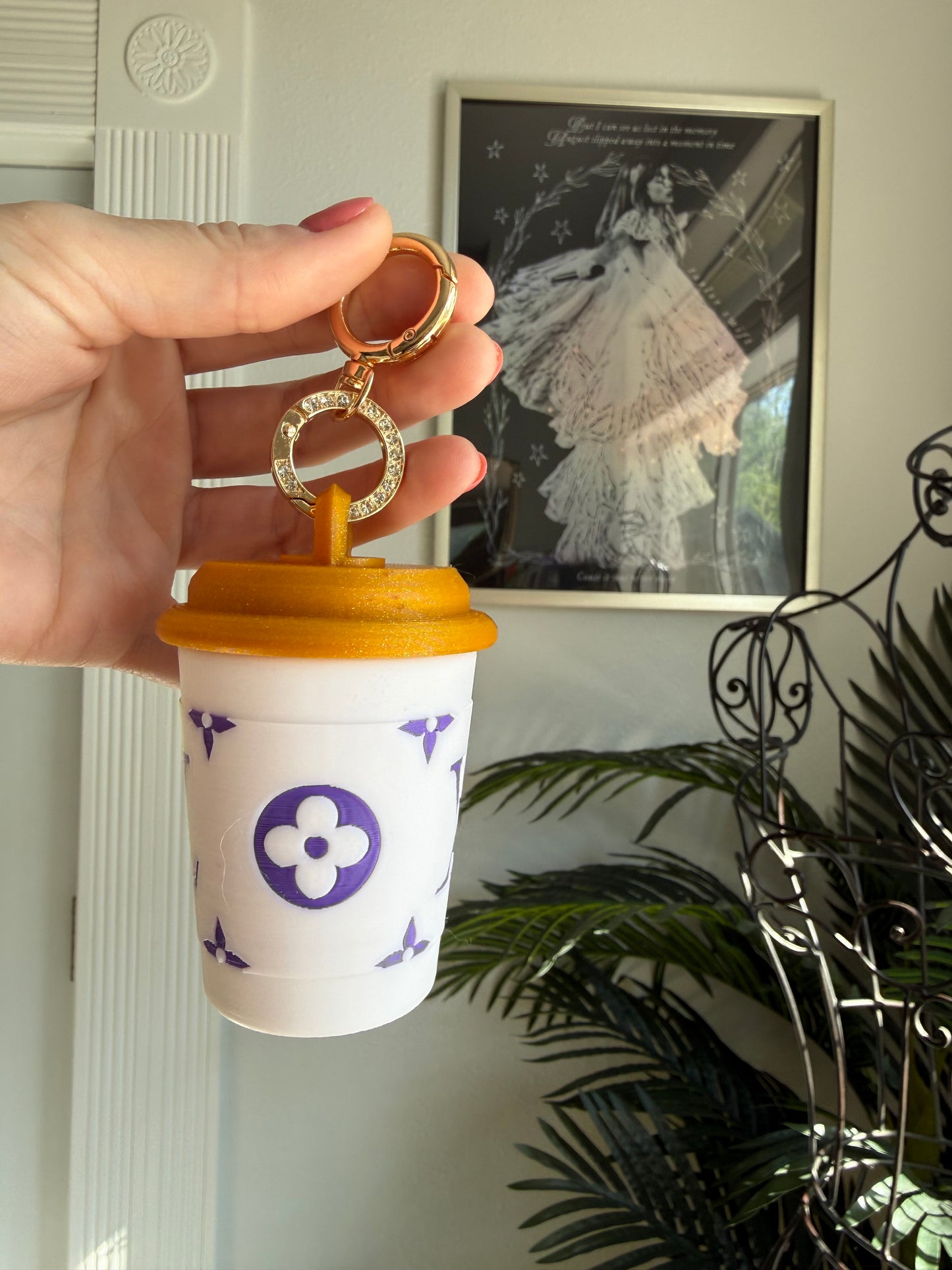 Mr Seattle Swiftie Lux Coffee Cup Charm (Purple)
