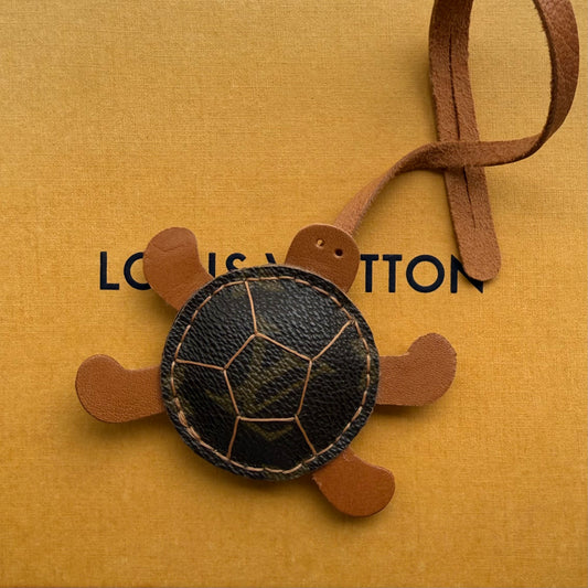 TEDDY the Turtle || Handmade Upcycled Luxury Artisan Ocean Lover Bag Charm