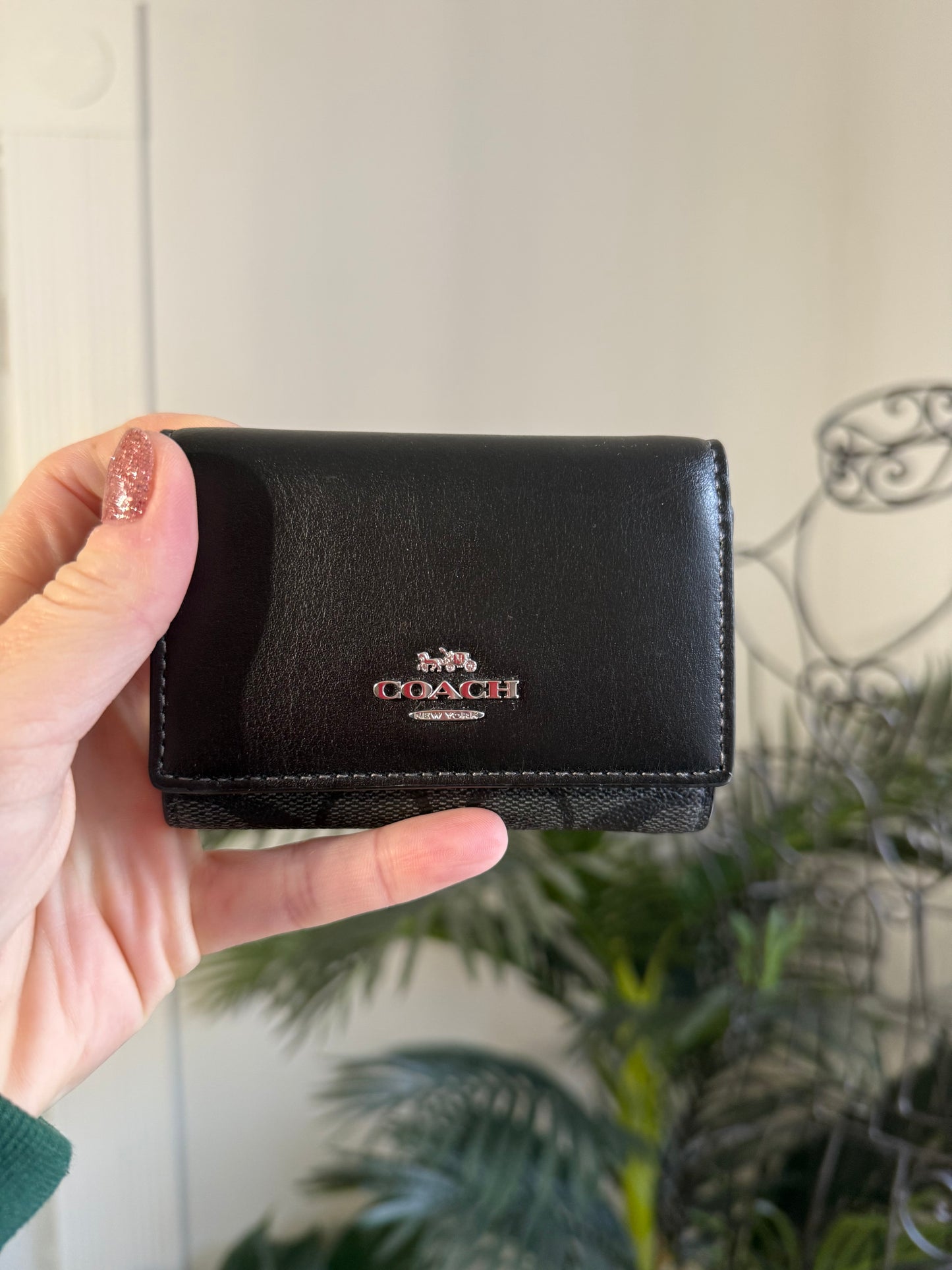 Reimagined Authentic Preloved Coach tote and wallet