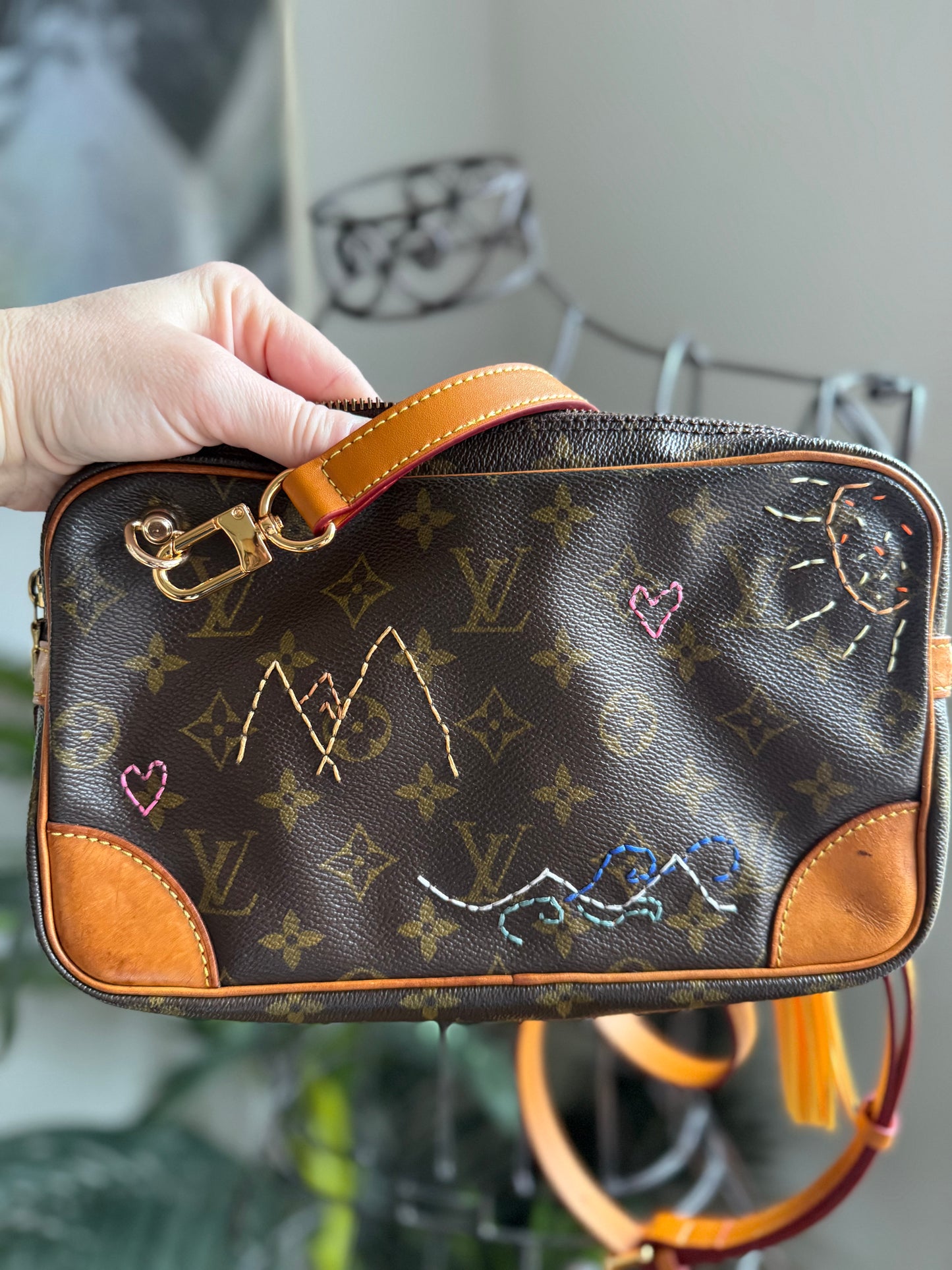 SOLD * Reimagined Authentic Preloved Vintage Mono LV Crossbody
