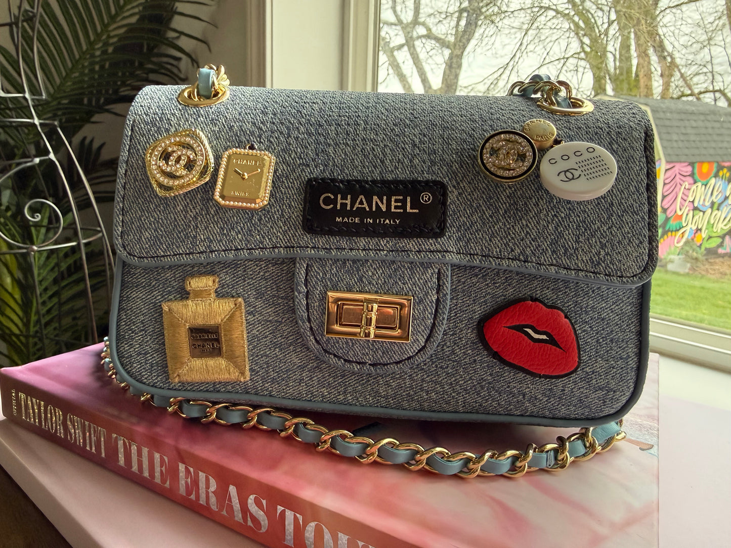 Handmade Reimagined CC Charmed Denim Bag