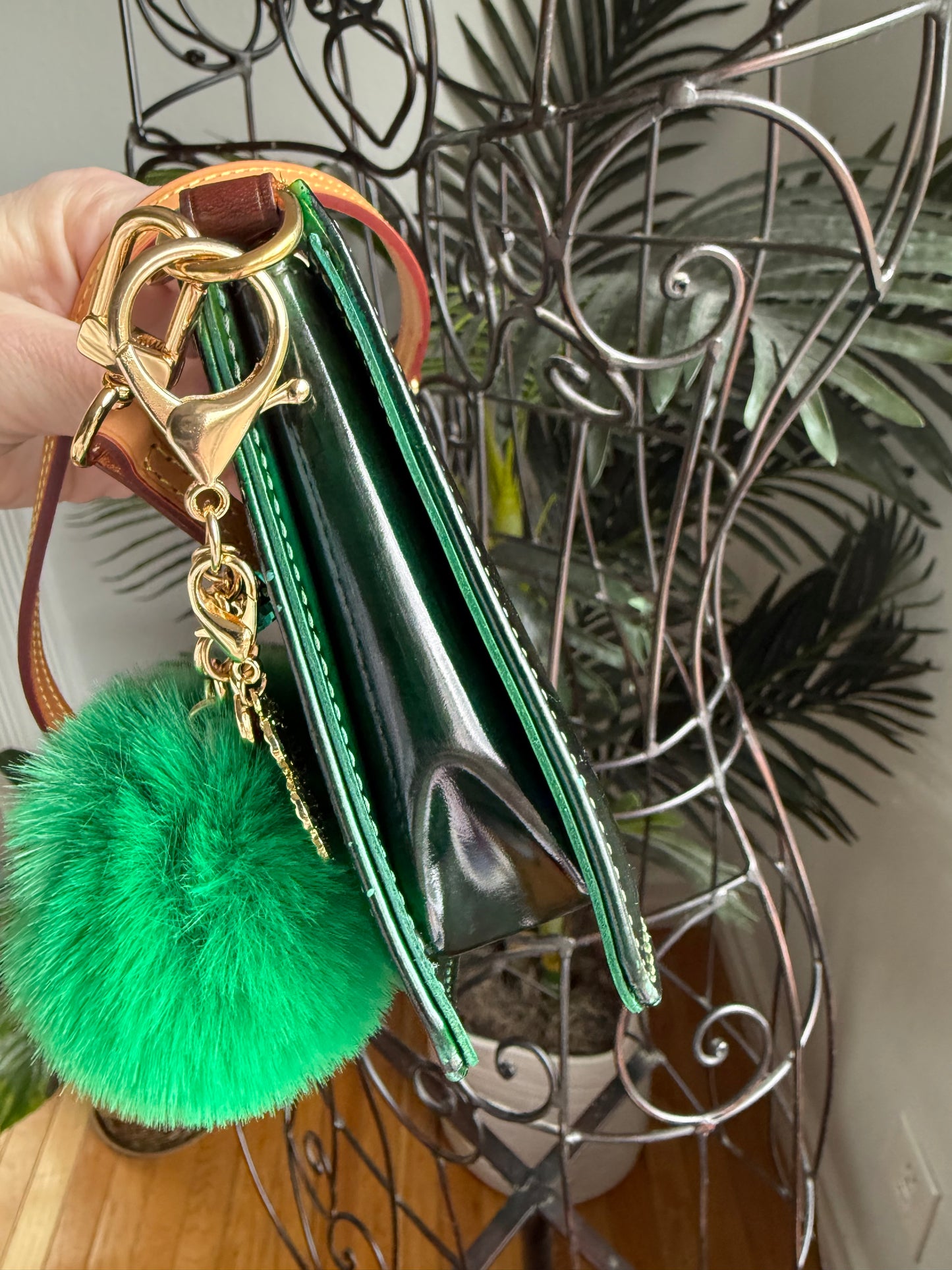 Authentic Preloved Reimagined Emerald Redye Vintage LV Lexington Handbag