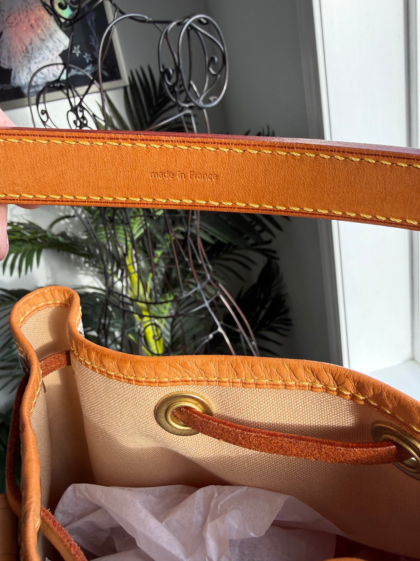 Preloved Authentic LV Noe GM in Damier Azur