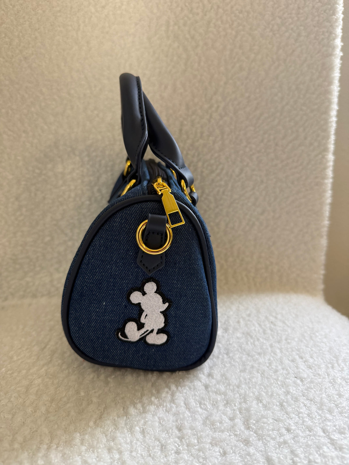 BLUE Boston 20 || Up-Cycled Artisan Patched Denim Handbag