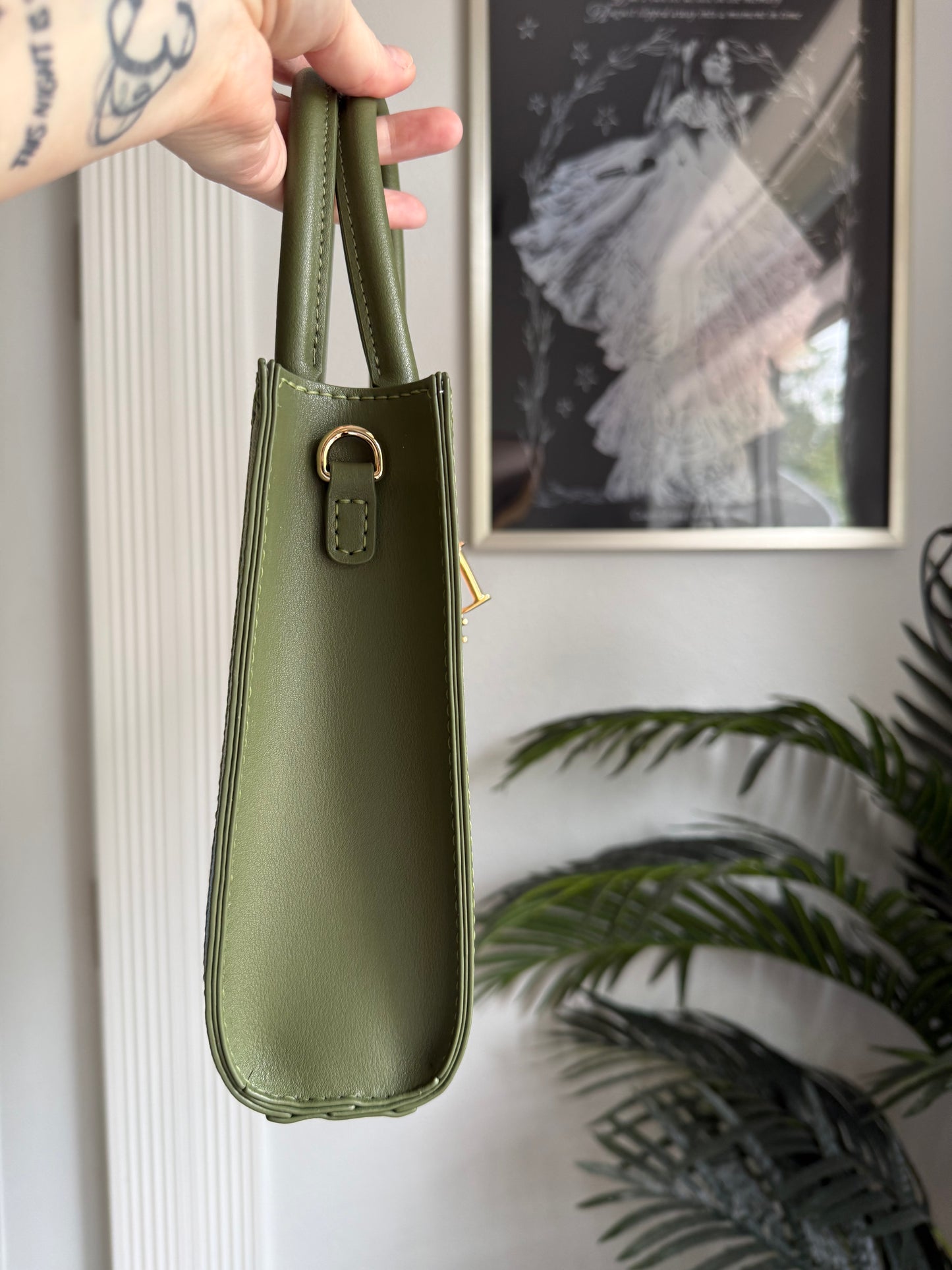 The HONEY Tote || Handmade Upcycled Luxury Dior Butterflies Dusty Bag
