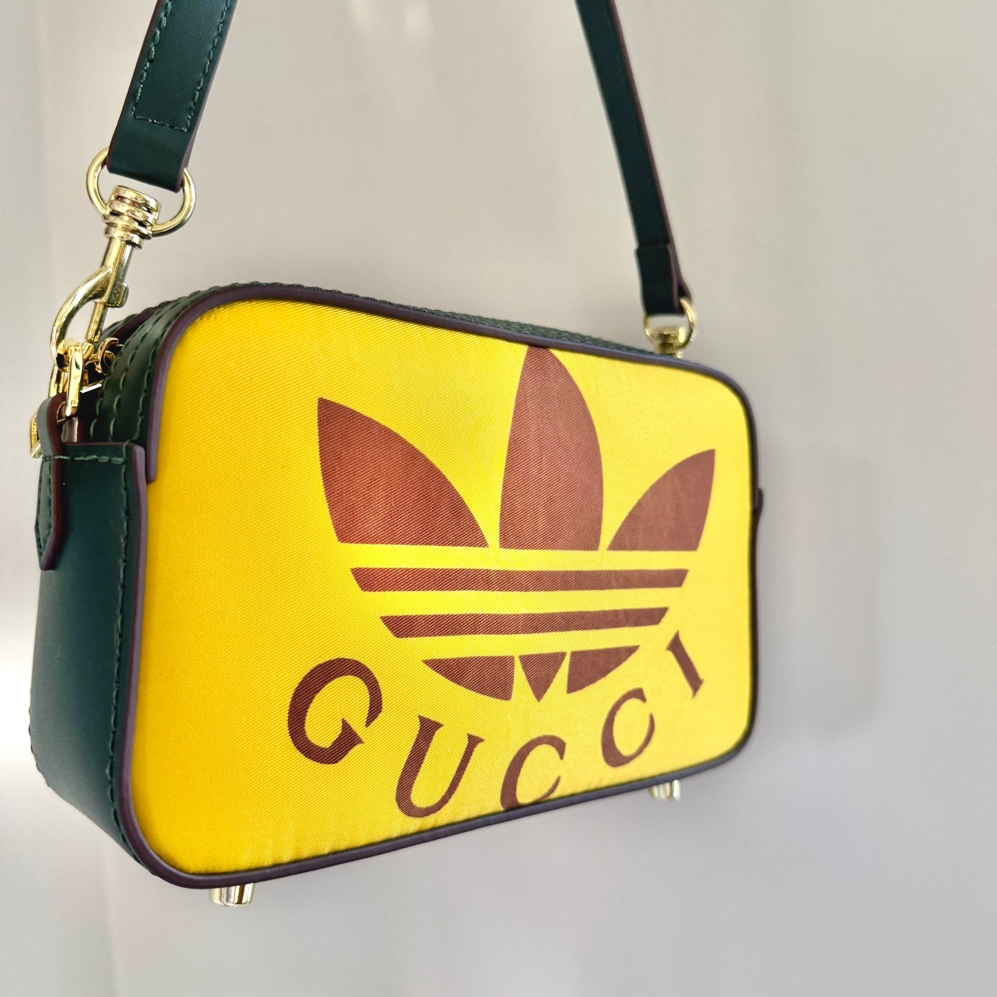 SOLD * The AMERICANA Crossbody || Handmade Upcycled Luxury Green Bag