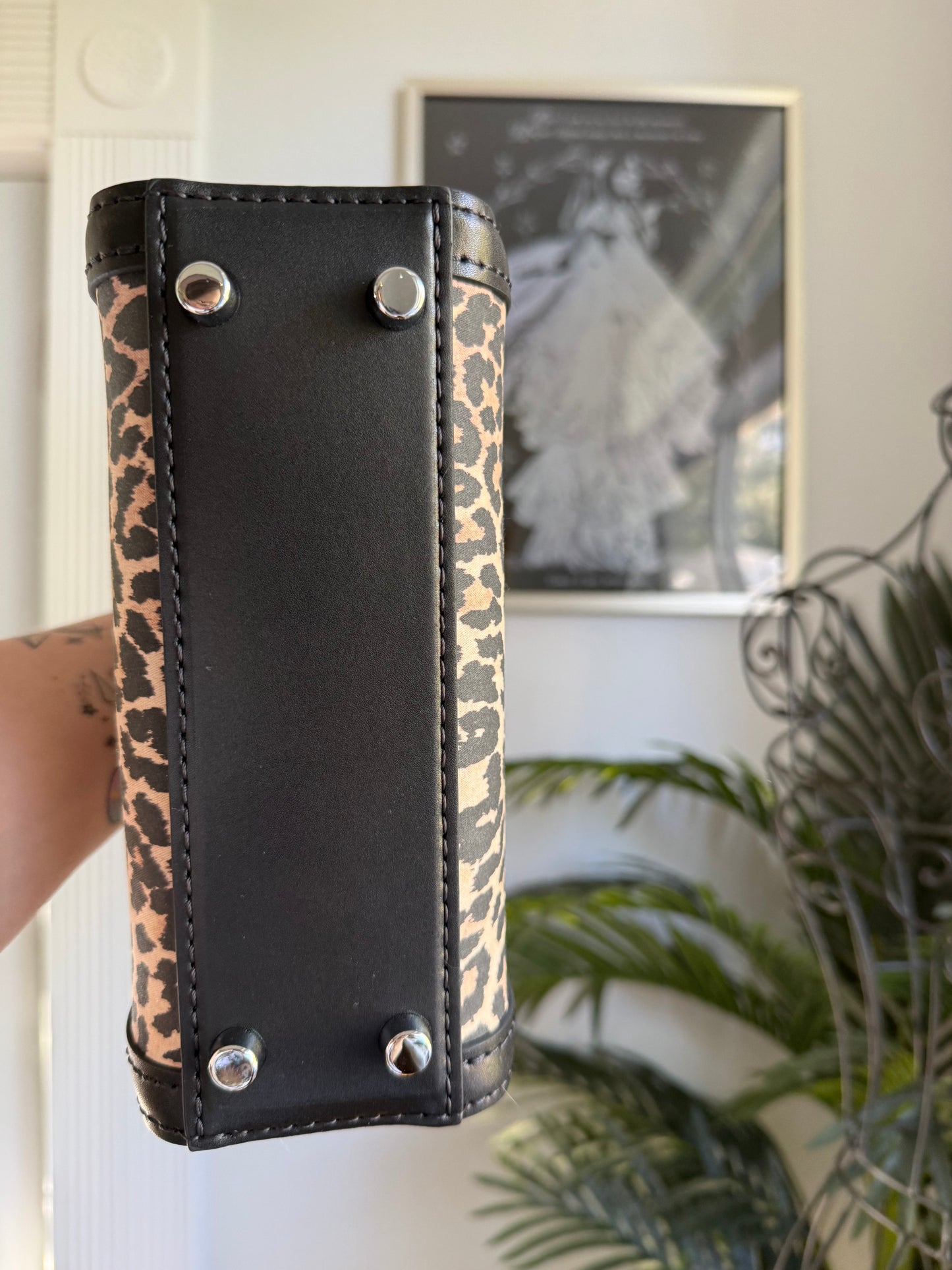 The SECRET GARDEN Bag - Black Animal Print