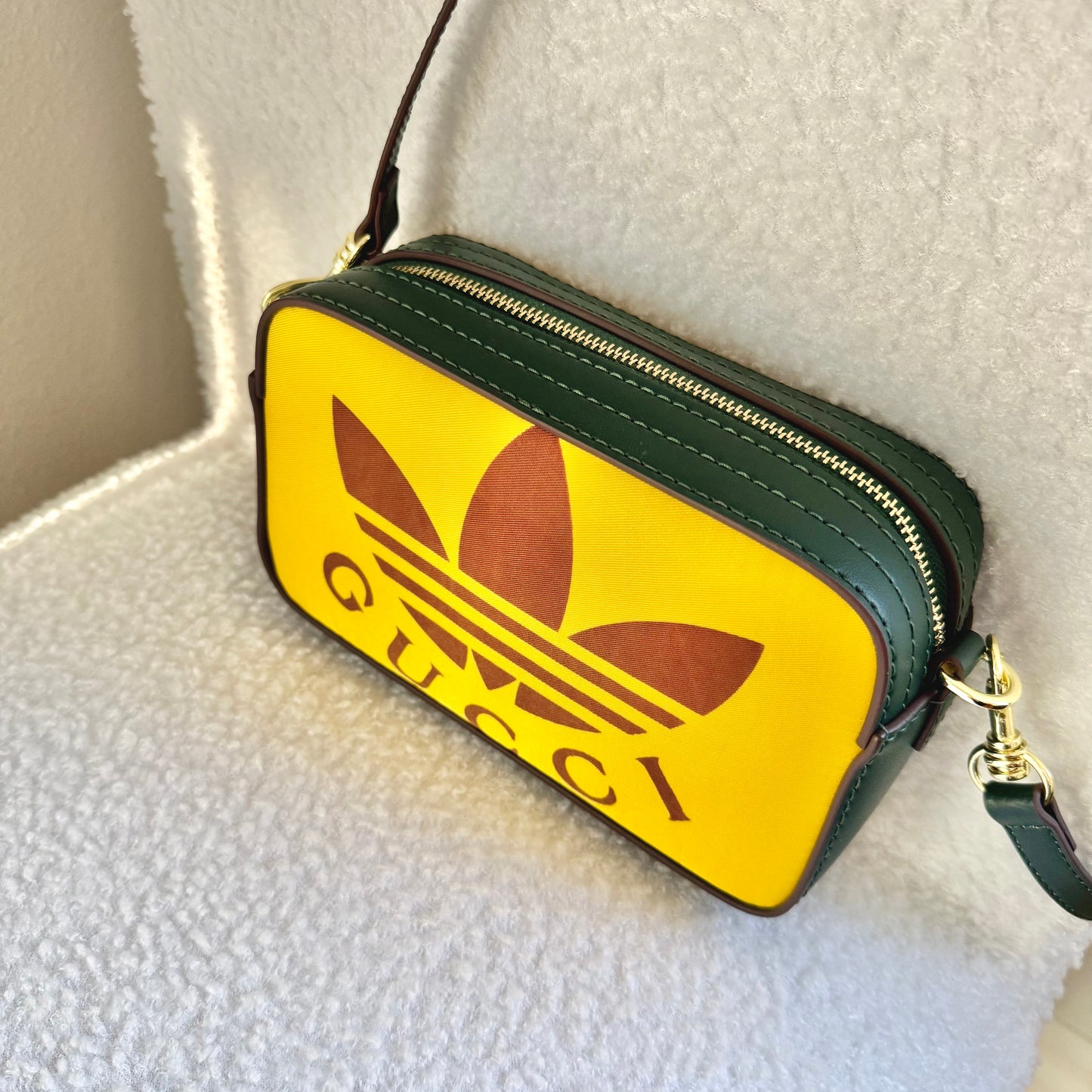 SOLD * The AMERICANA Crossbody || Handmade Upcycled Luxury Green Bag