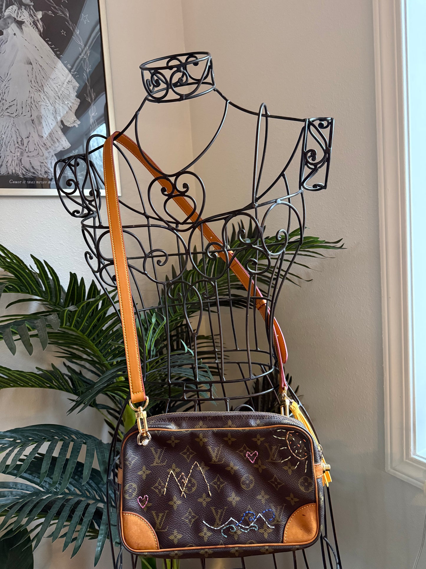 SOLD * Reimagined Authentic Preloved Vintage Mono LV Crossbody